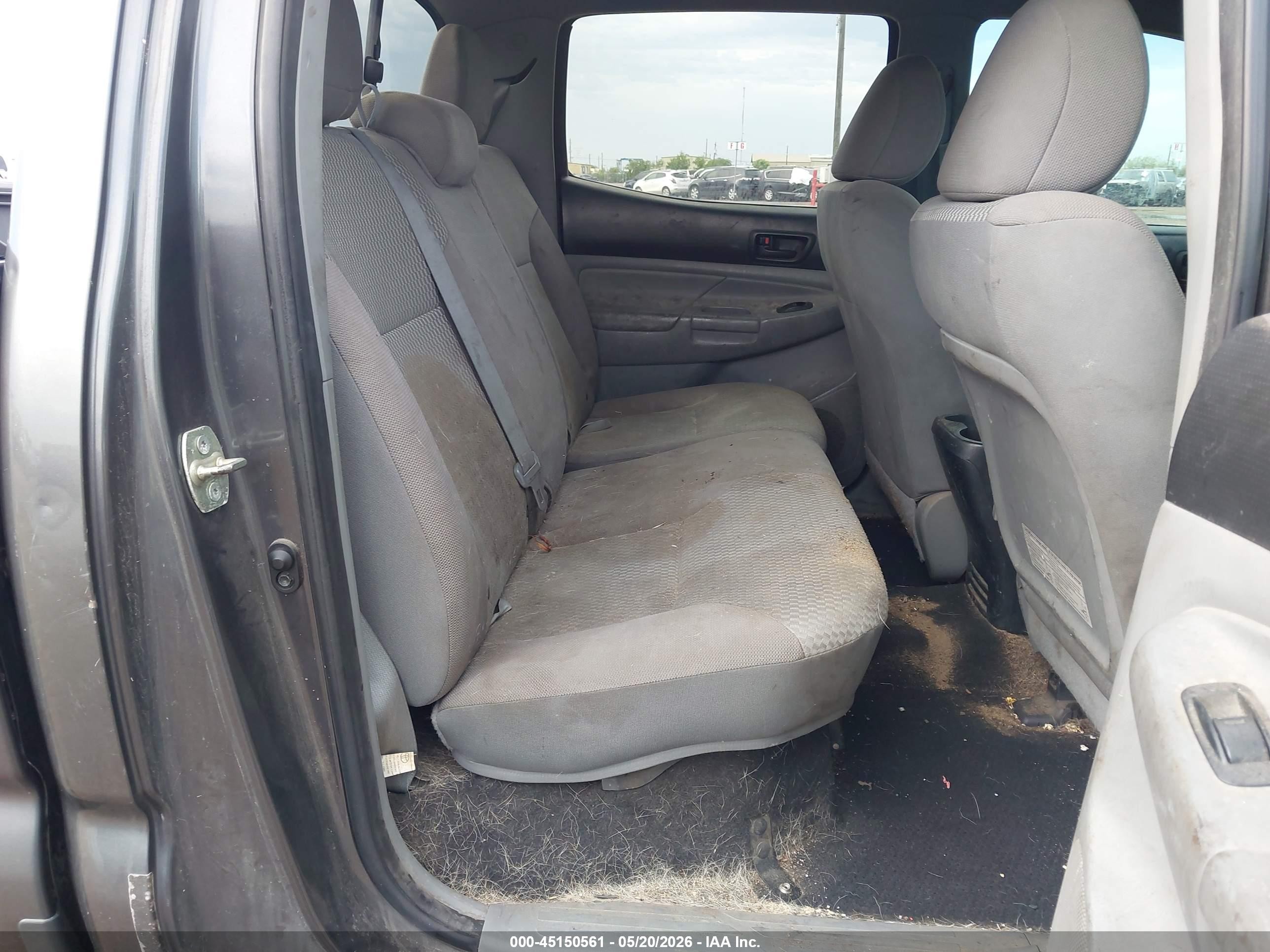 2014 Toyota Tacoma Base V6 Gray vin: 3TMMU4FN6EM063205