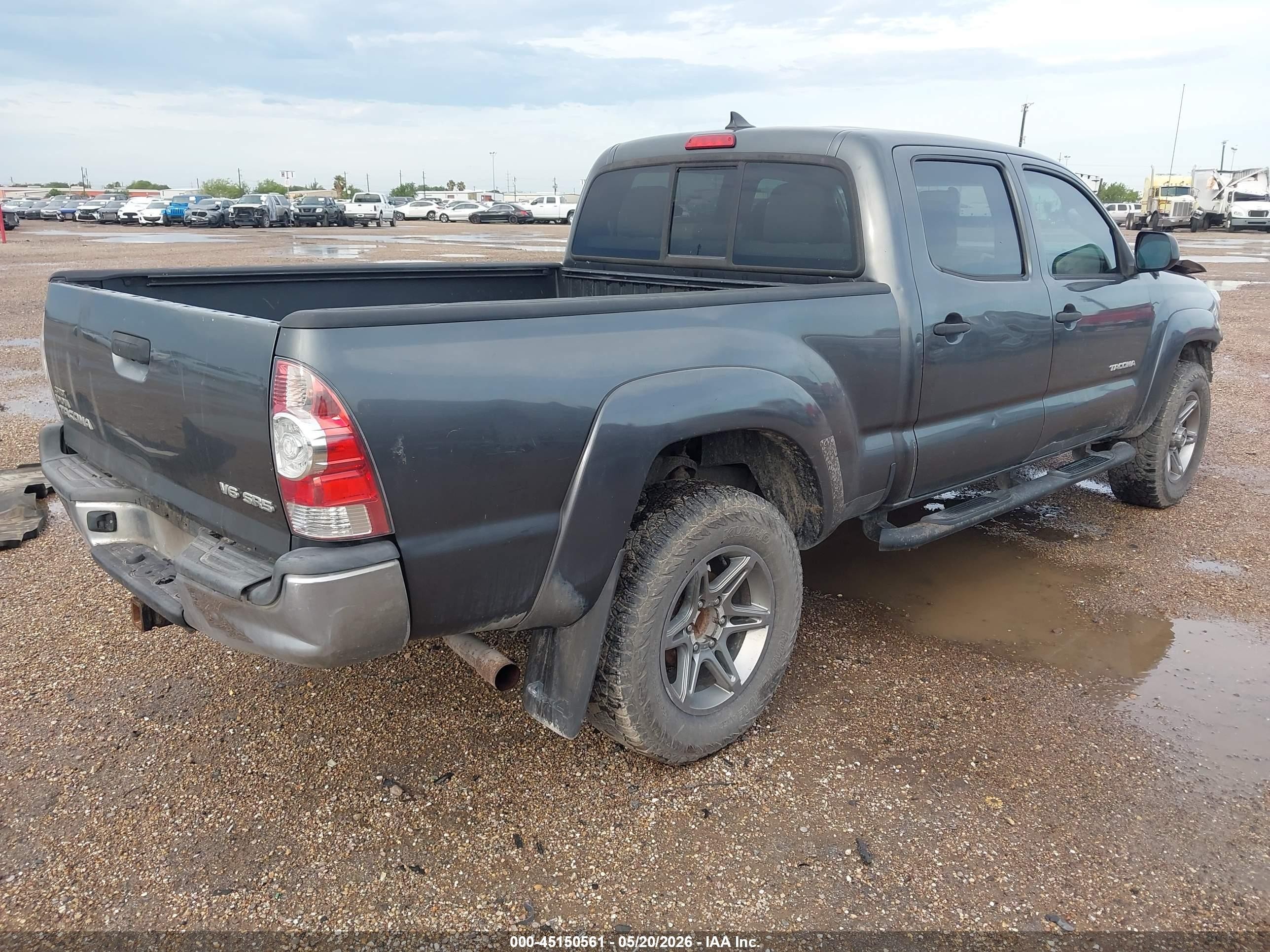2014 Toyota Tacoma Base V6 Gray vin: 3TMMU4FN6EM063205