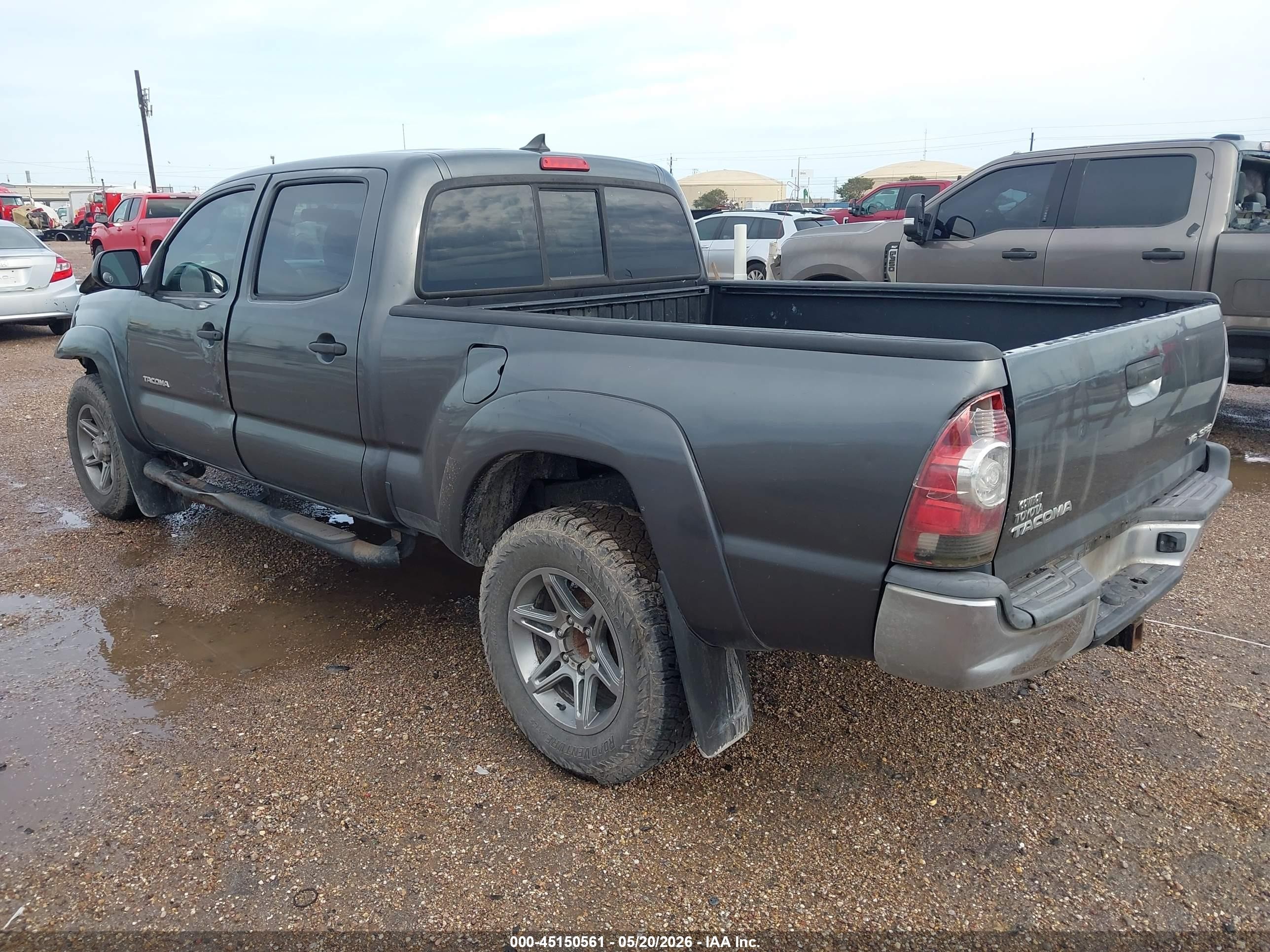 2014 Toyota Tacoma Base V6 Gray vin: 3TMMU4FN6EM063205