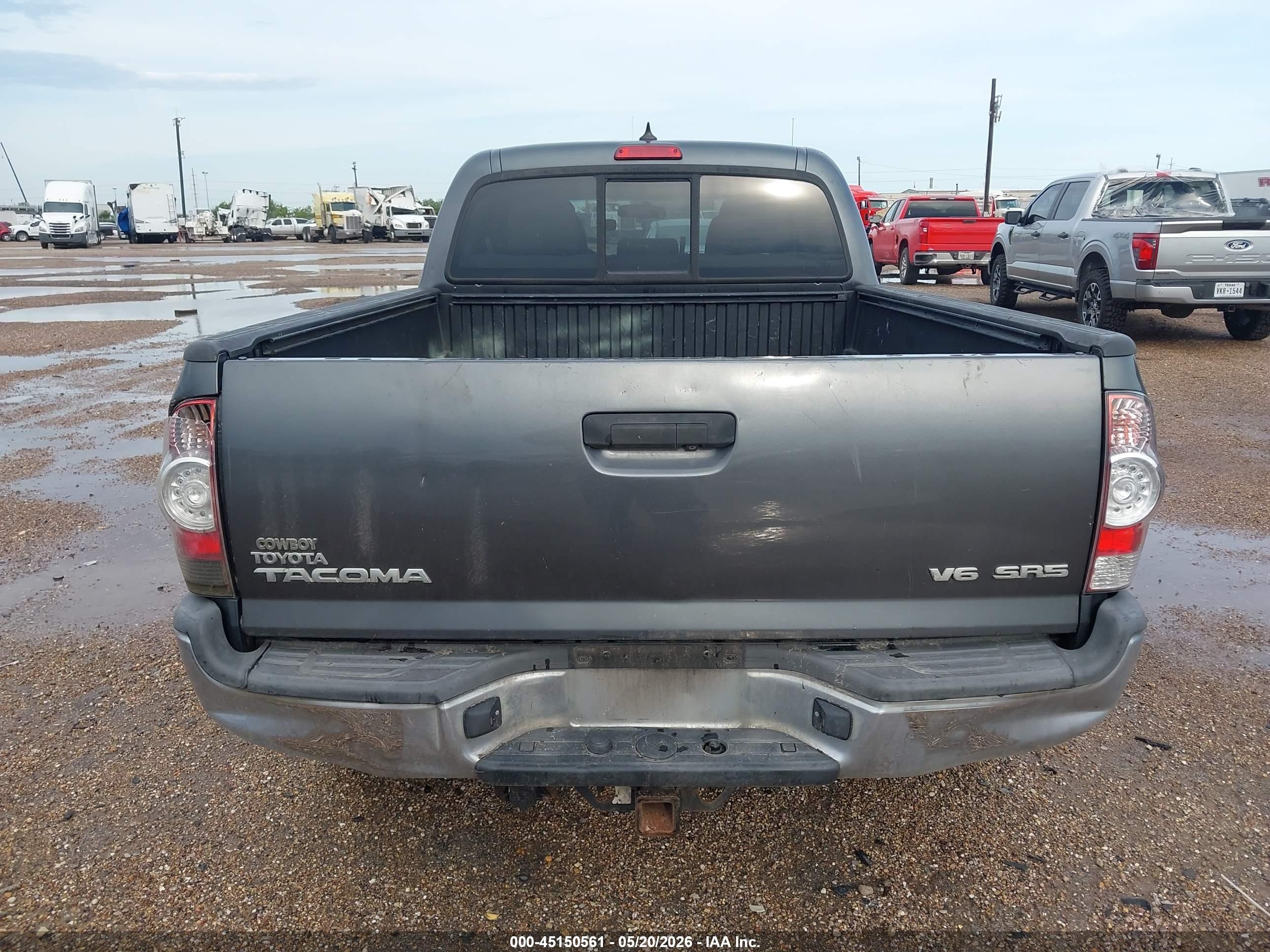 2014 Toyota Tacoma Base V6 Gray vin: 3TMMU4FN6EM063205