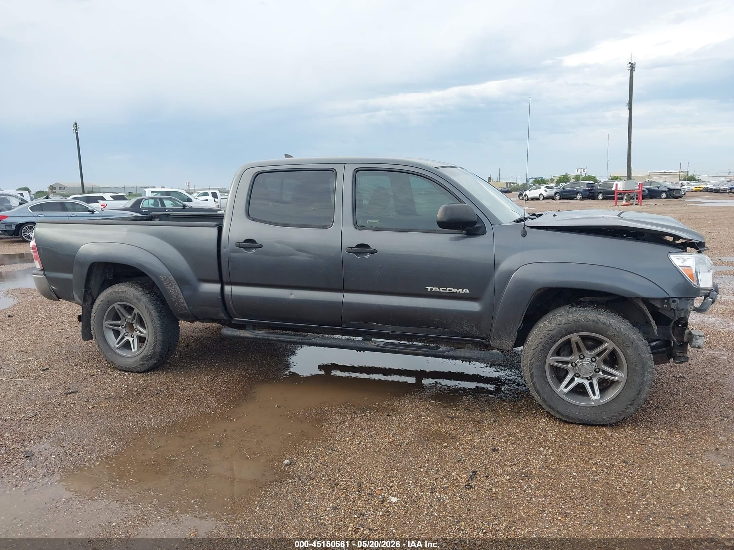 2014 Toyota Tacoma Base V6 Gray vin: 3TMMU4FN6EM063205
