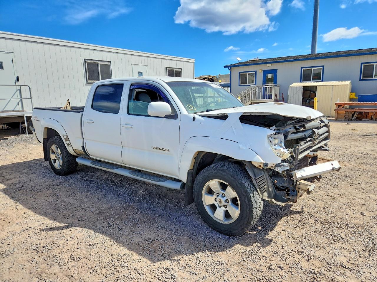 2010 Toyota Tacoma White vin: 3TMMU4FN7AM018817