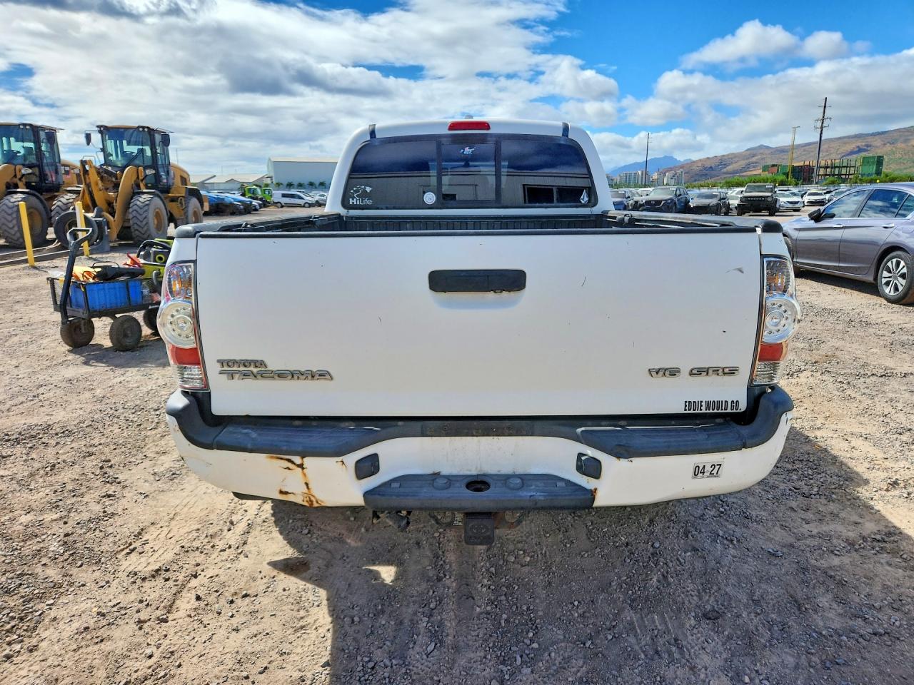 2010 Toyota Tacoma White vin: 3TMMU4FN7AM018817