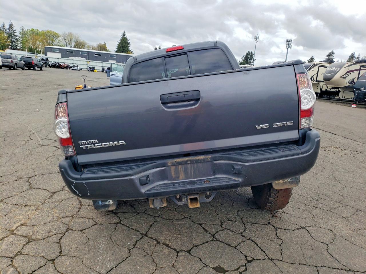 2010 Toyota Tacoma Double Cab Long Bed Gray vin: 3TMMU4FN7AM023578