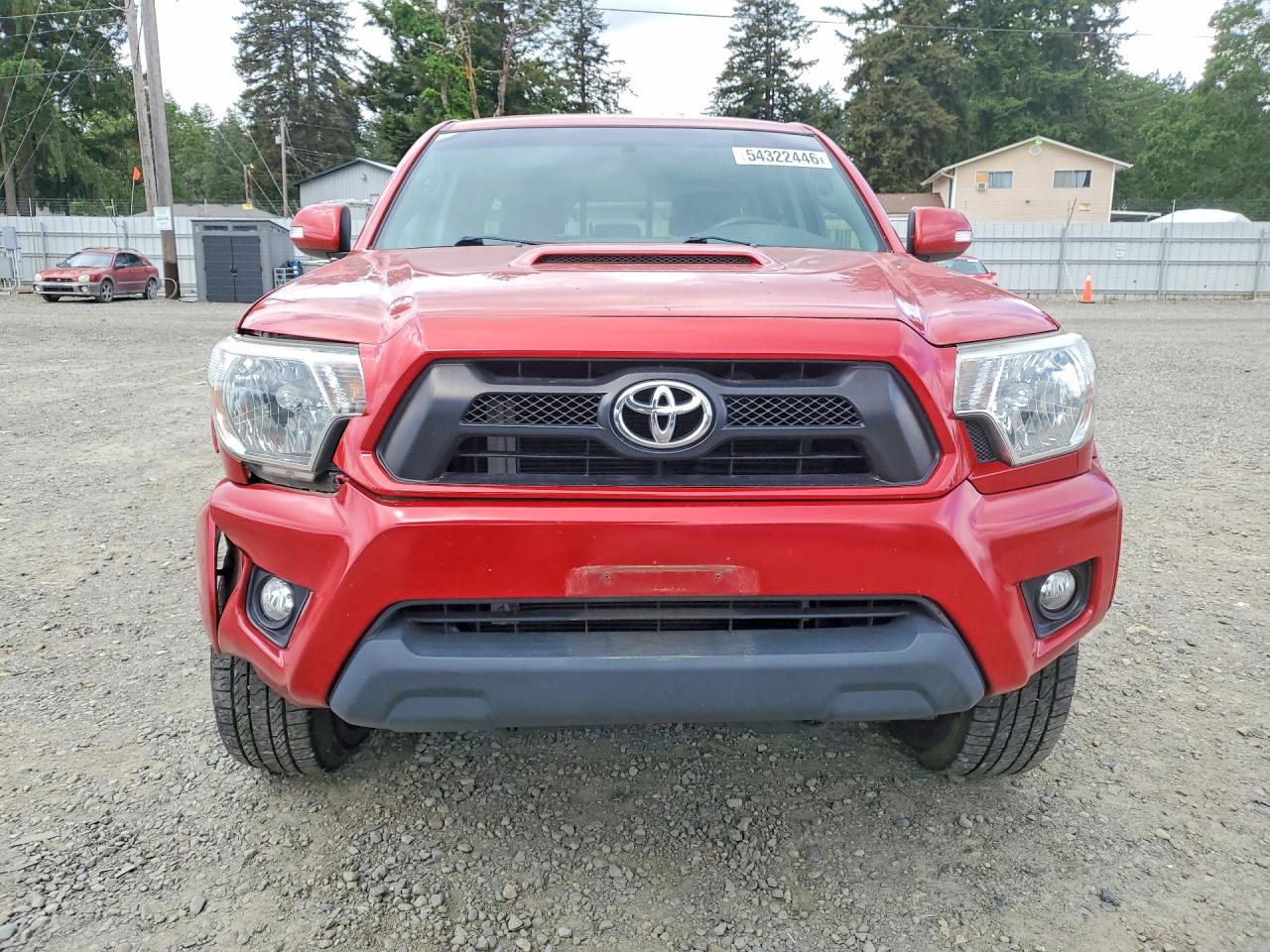 2014 Toyota Tacoma Double Cab Long Bed Red vin: 3TMMU4FN7EM064251
