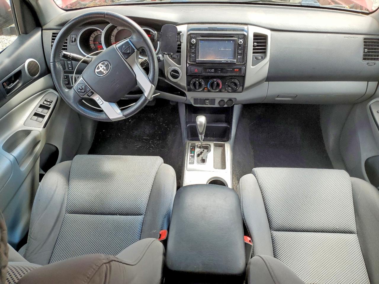 2014 Toyota Tacoma Double Cab Long Bed Red vin: 3TMMU4FN7EM064251