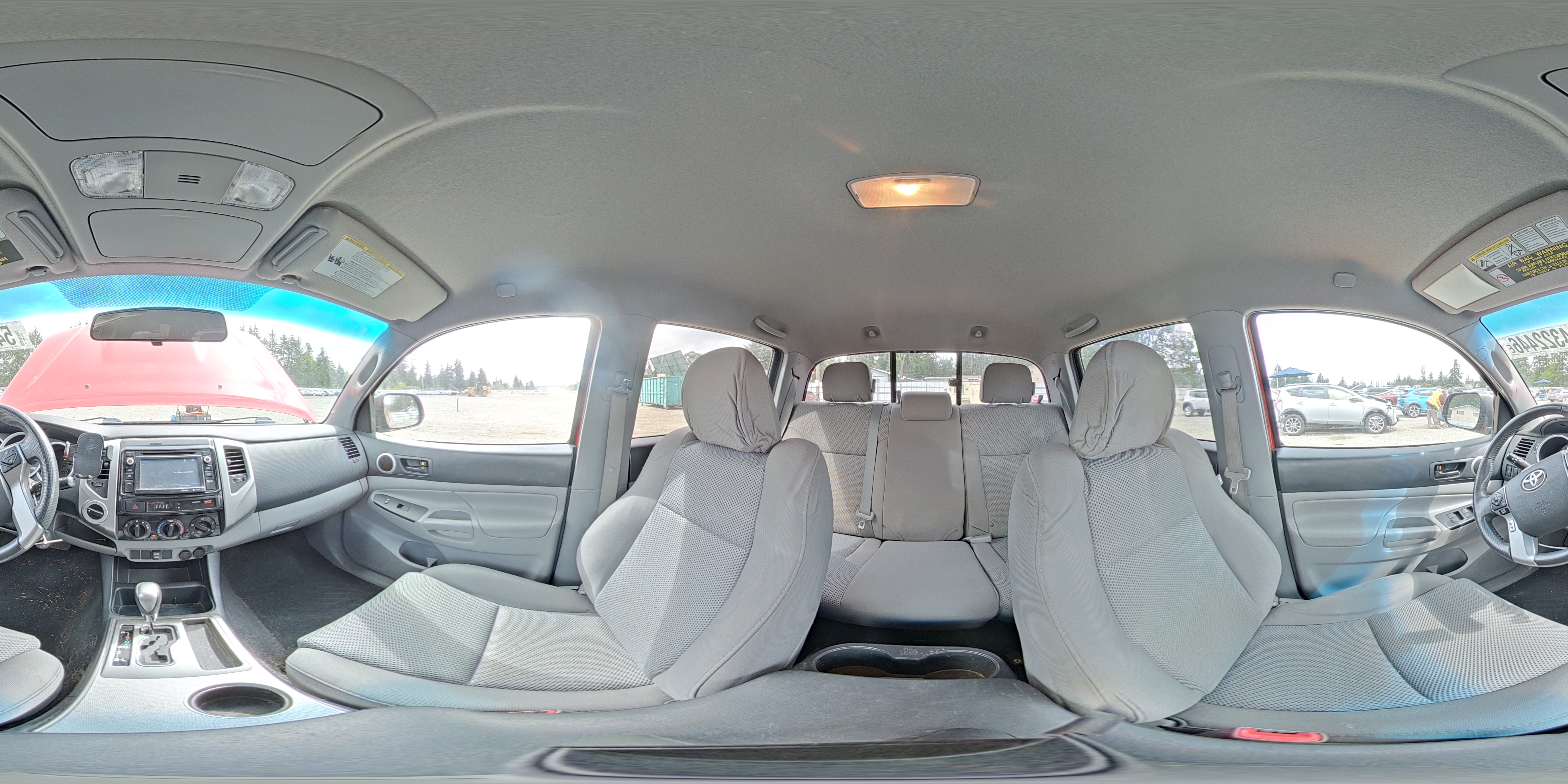 2014 Toyota Tacoma Double Cab Long Bed Red vin: 3TMMU4FN7EM064251