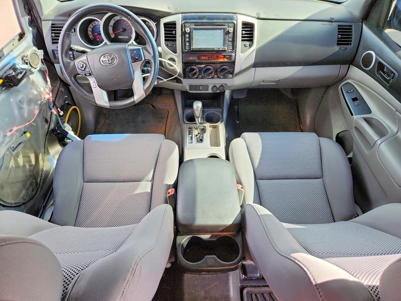 2014 Toyota Tacoma Double Cab Long Bed Серебряный vin: 3TMMU4FN7EM066789