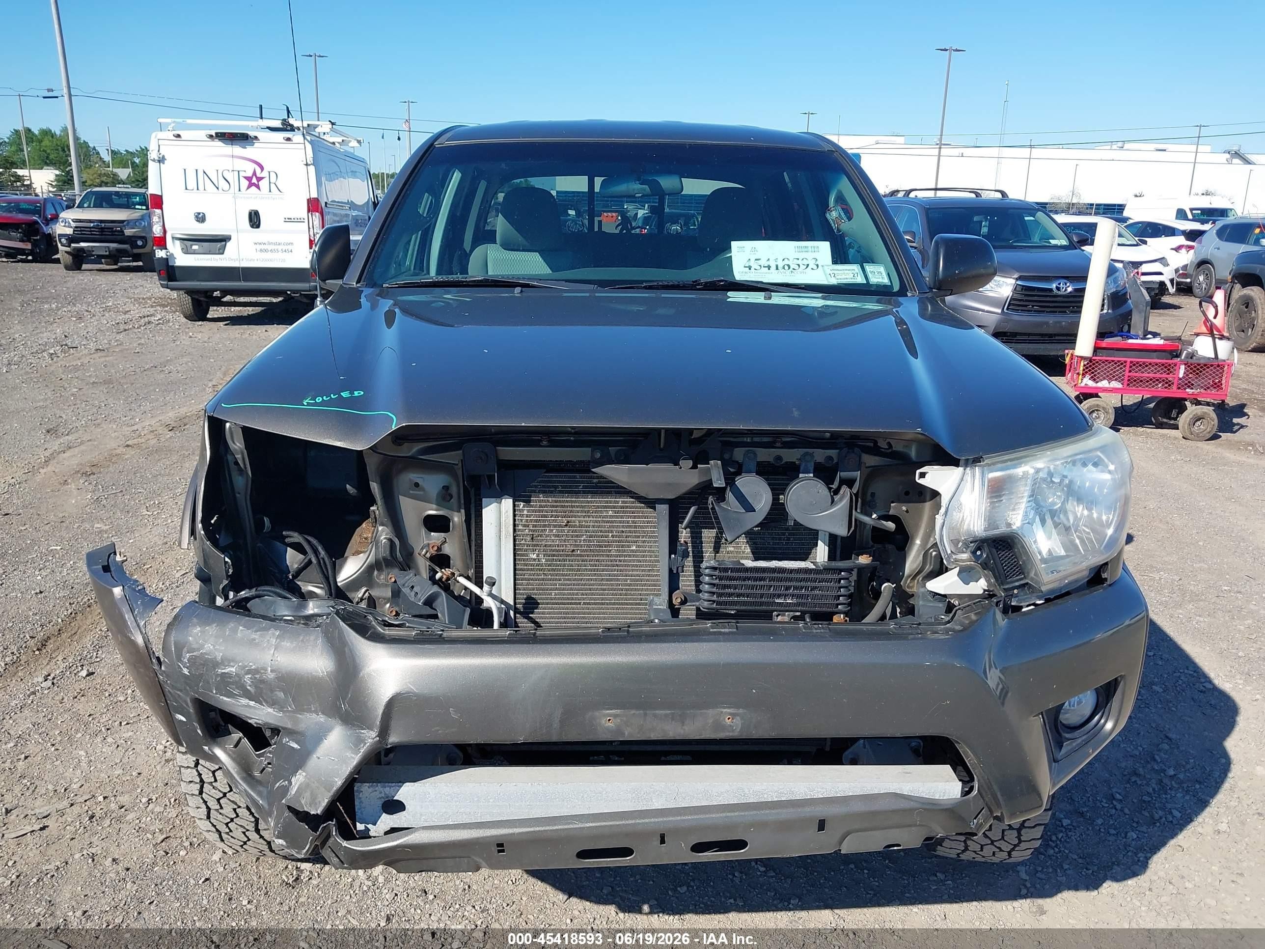 2014 Toyota Tacoma Base V6 Brown vin: 3TMMU4FN7EM068719