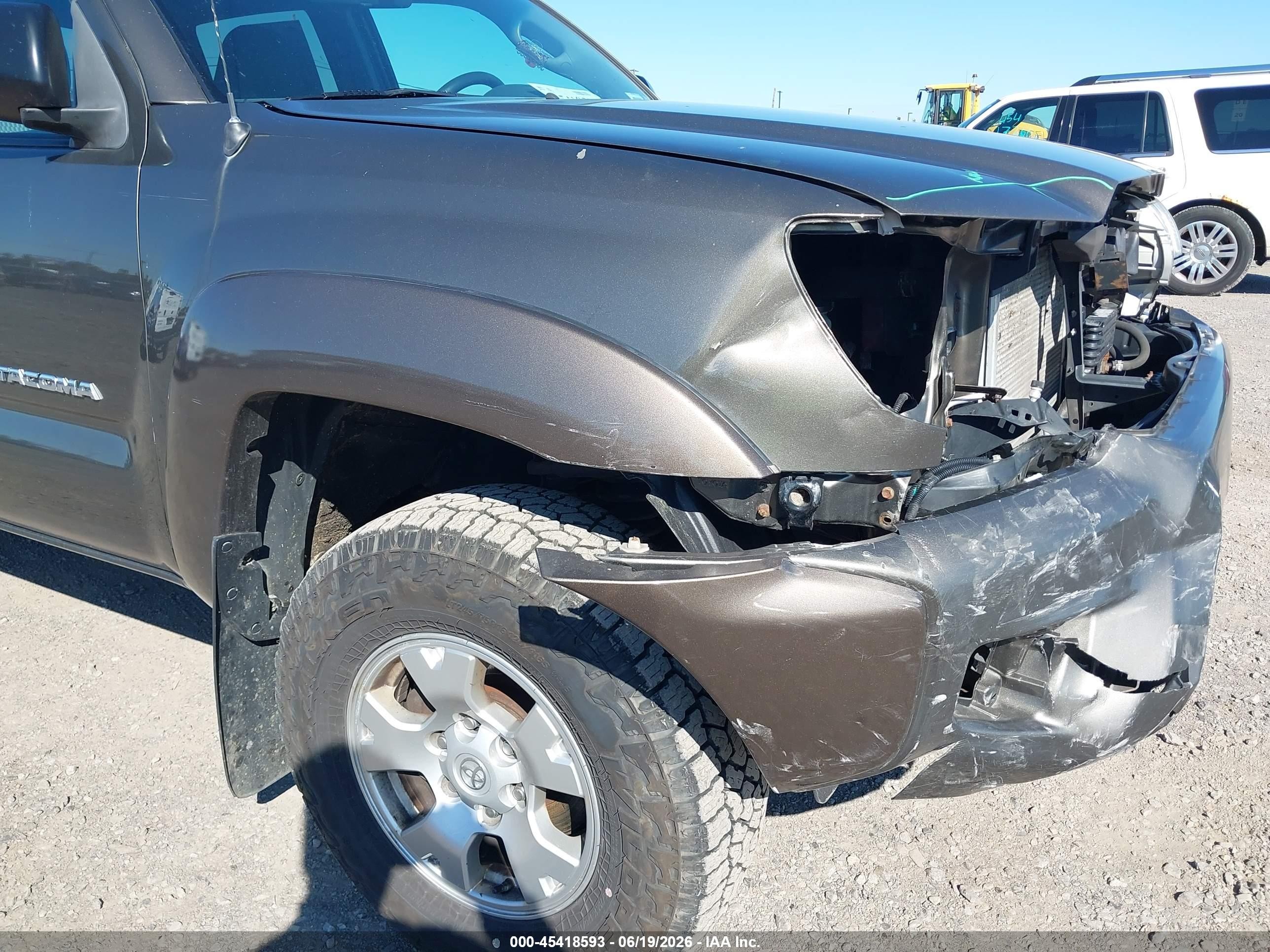 2014 Toyota Tacoma Base V6 Brown vin: 3TMMU4FN7EM068719