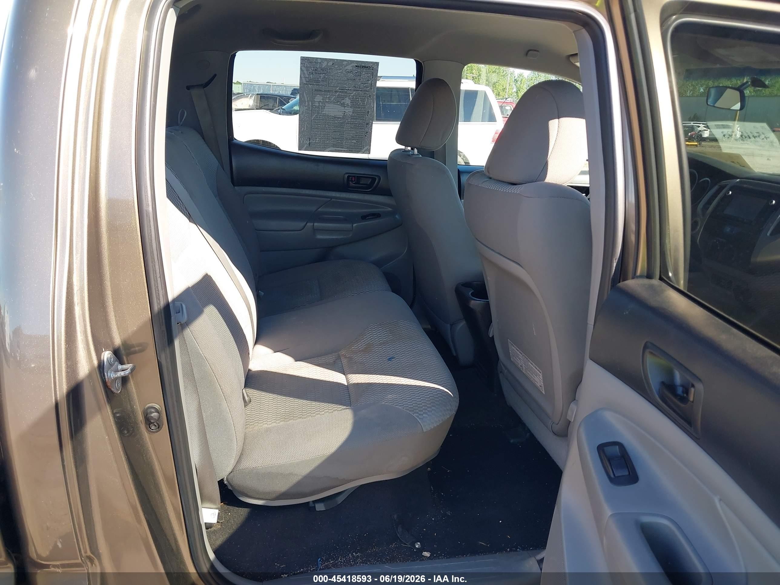 2014 Toyota Tacoma Base V6 Brown vin: 3TMMU4FN7EM068719