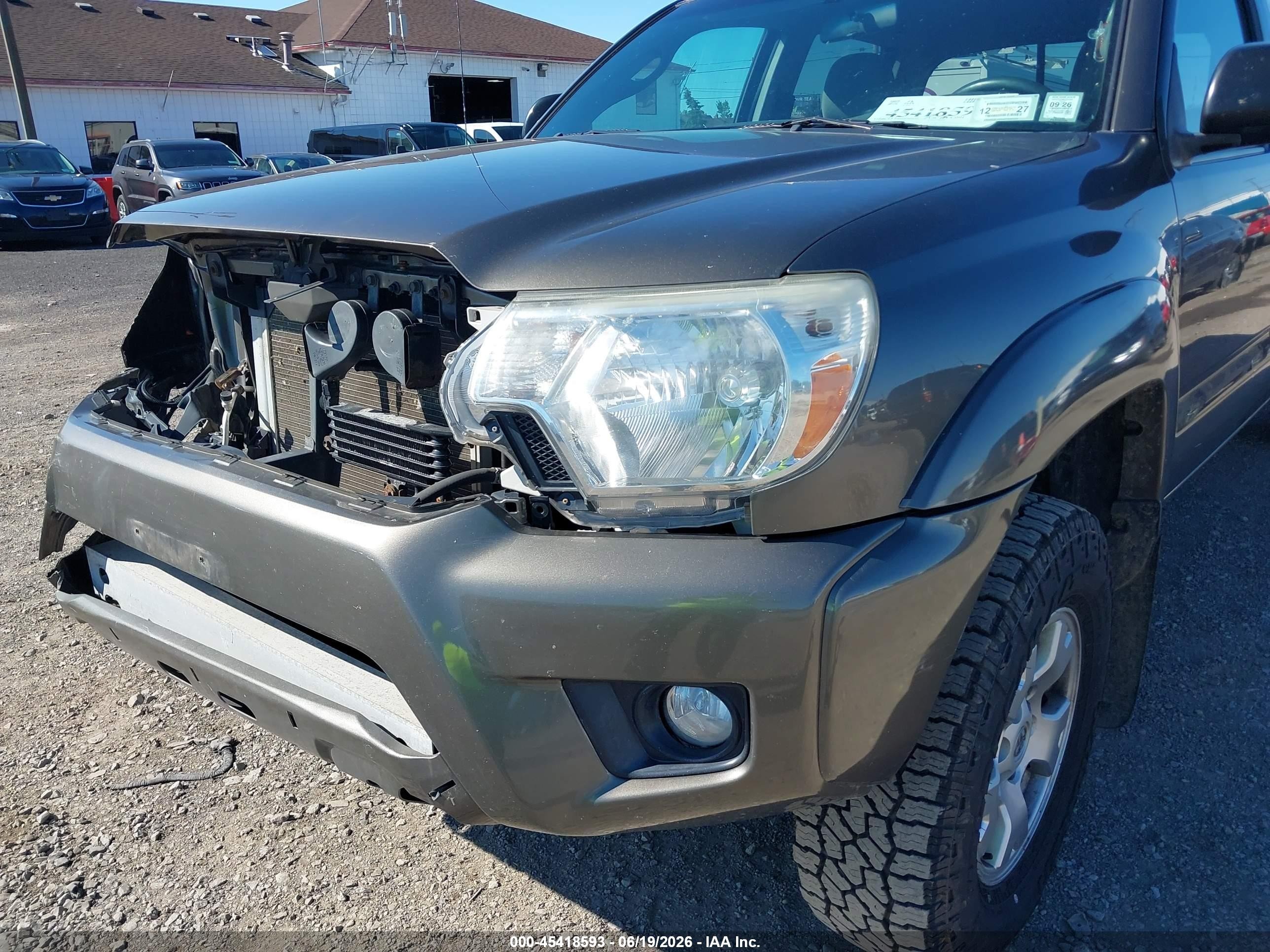 2014 Toyota Tacoma Base V6 Brown vin: 3TMMU4FN7EM068719