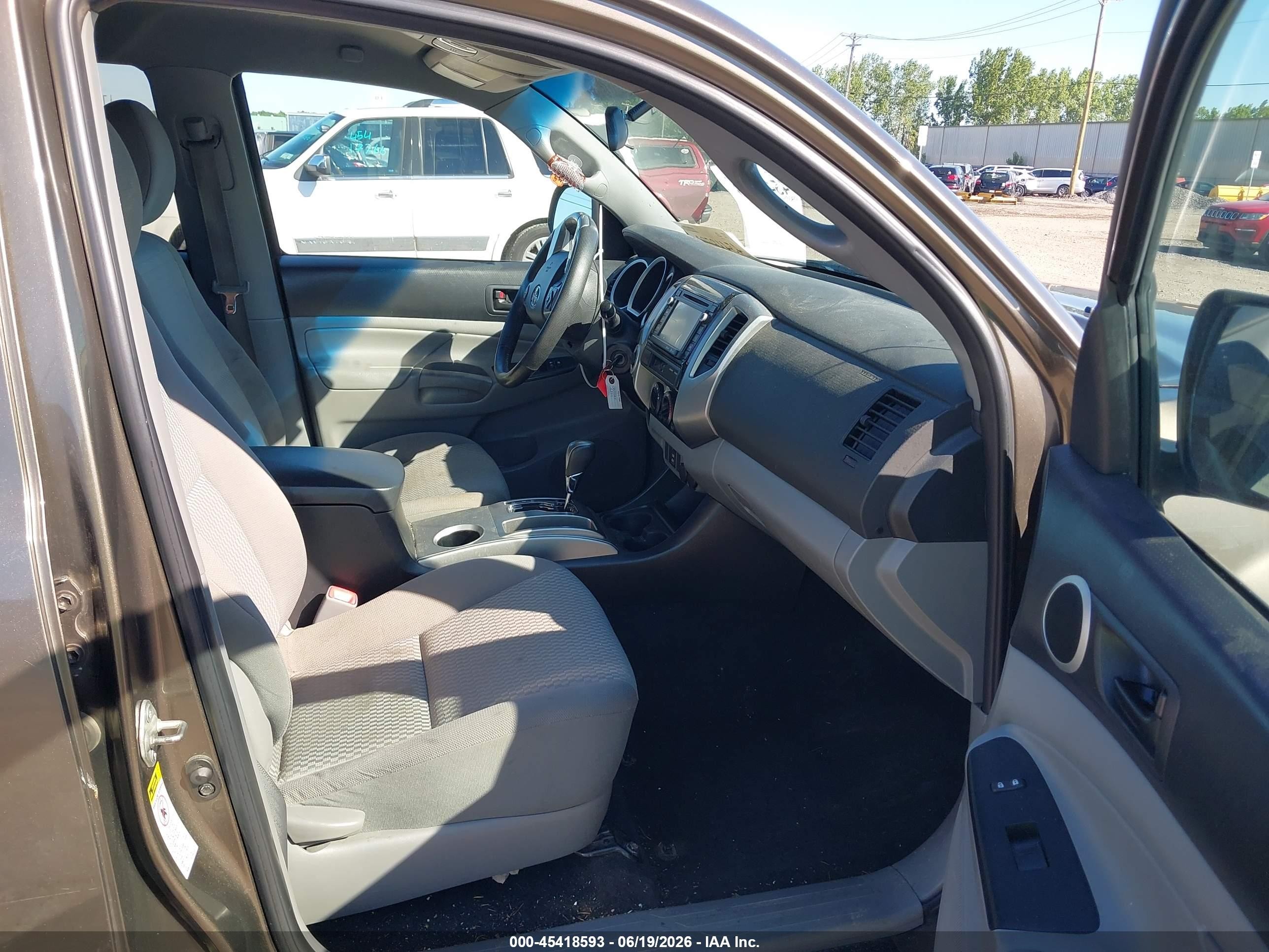 2014 Toyota Tacoma Base V6 Brown vin: 3TMMU4FN7EM068719