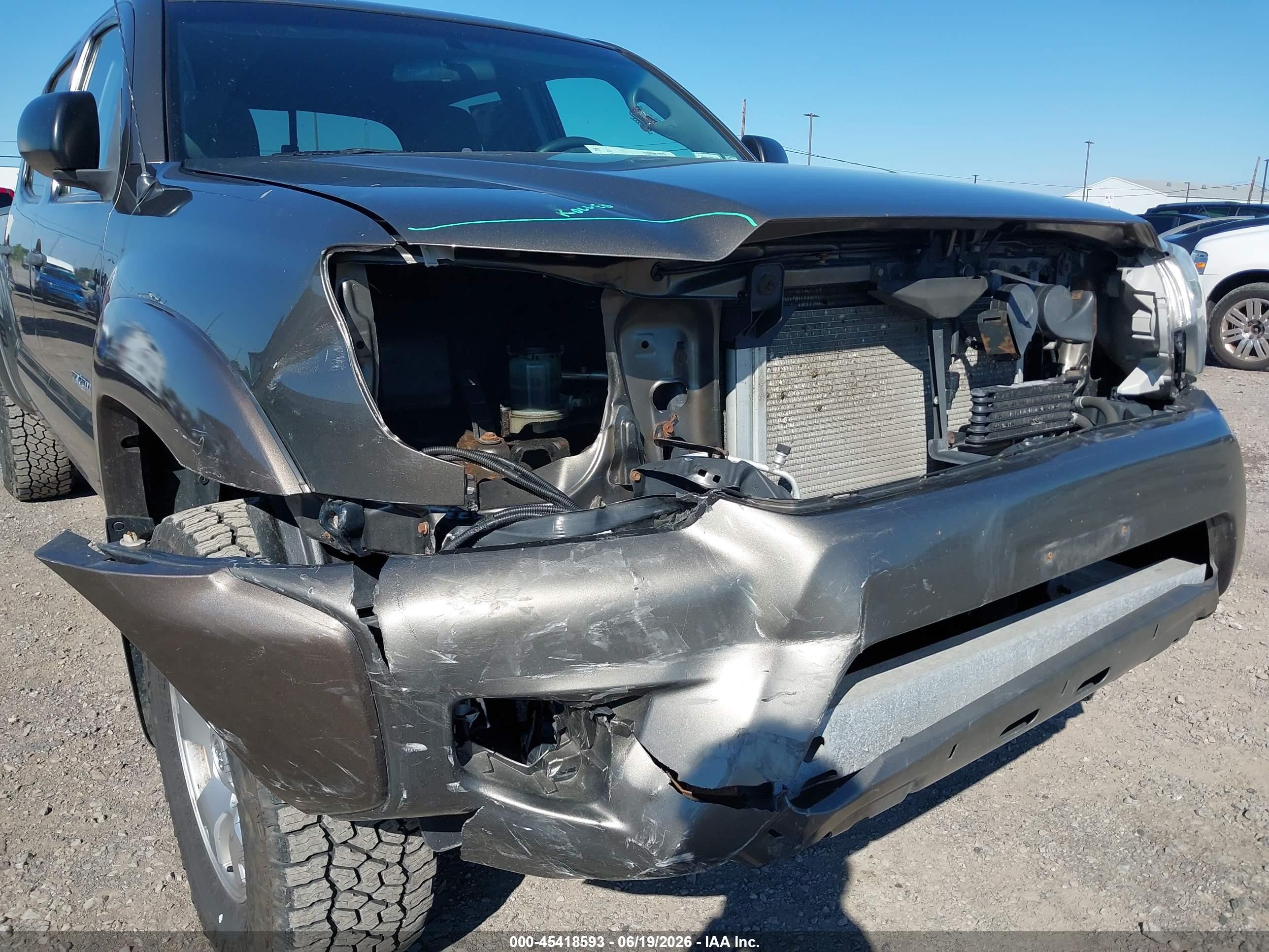 2014 Toyota Tacoma Base V6 Brown vin: 3TMMU4FN7EM068719