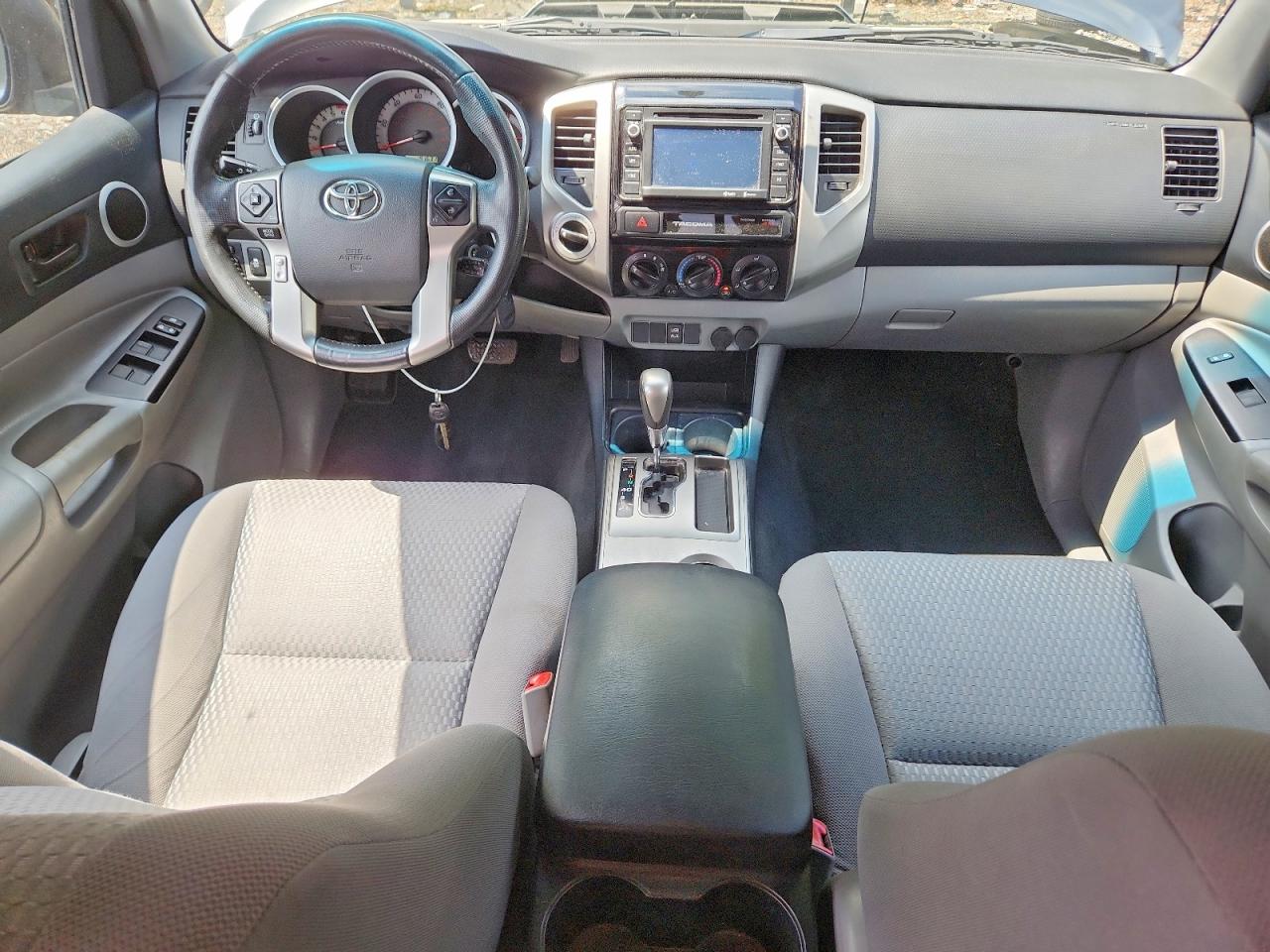 2015 Toyota Tacoma Double Cab Long Bed Gray vin: 3TMMU4FN7FM073128