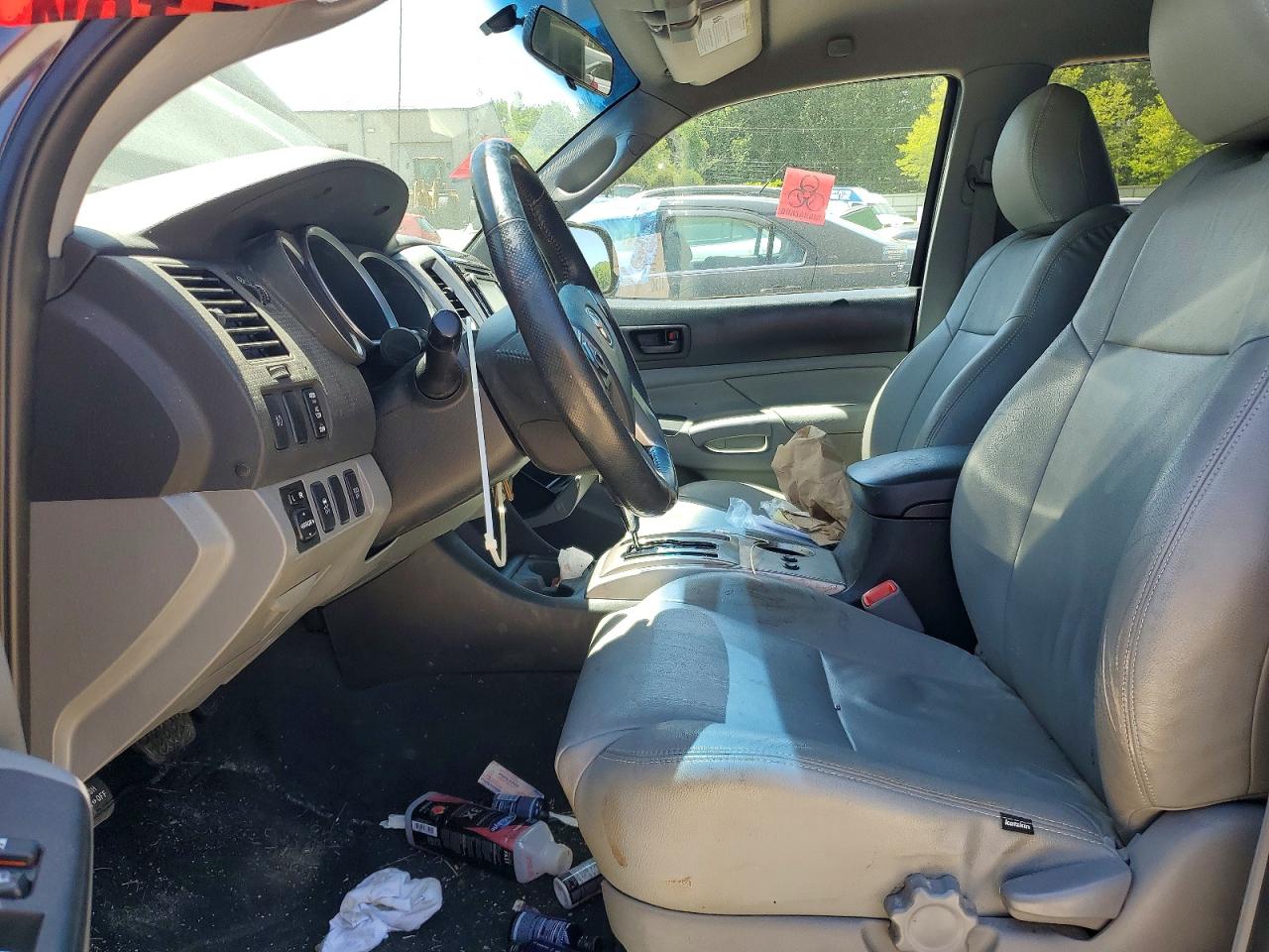 2015 Toyota Tacoma Double Cab Long Bed Серый vin: 3TMMU4FN7FM086932