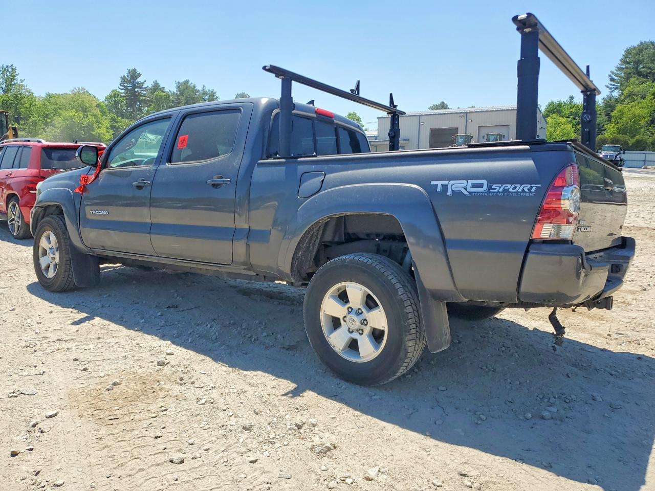 2015 Toyota Tacoma Double Cab Long Bed Серый vin: 3TMMU4FN7FM086932