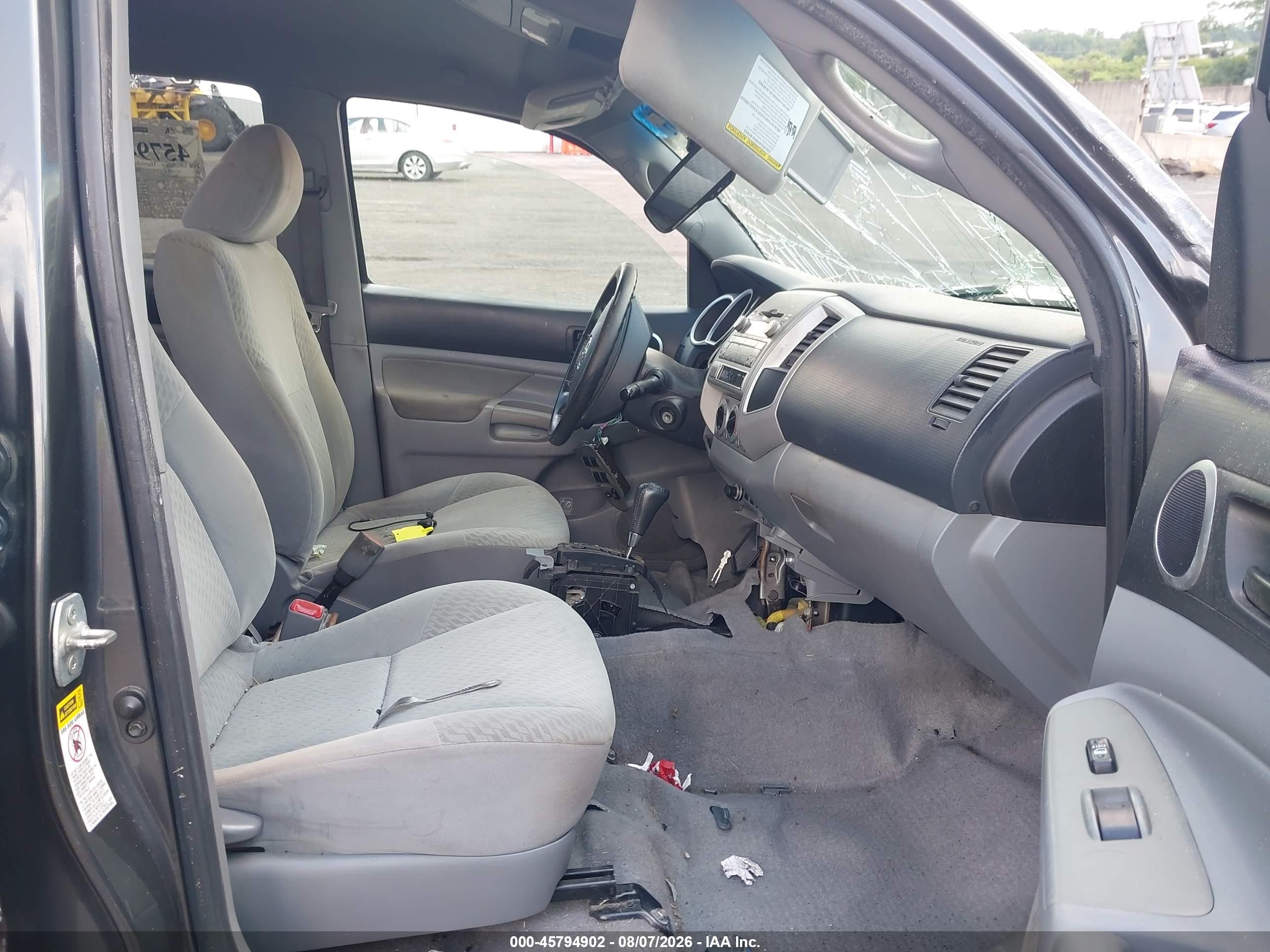 2011 Toyota Tacoma Base V6 Gray vin: 3TMMU4FN8BM024353
