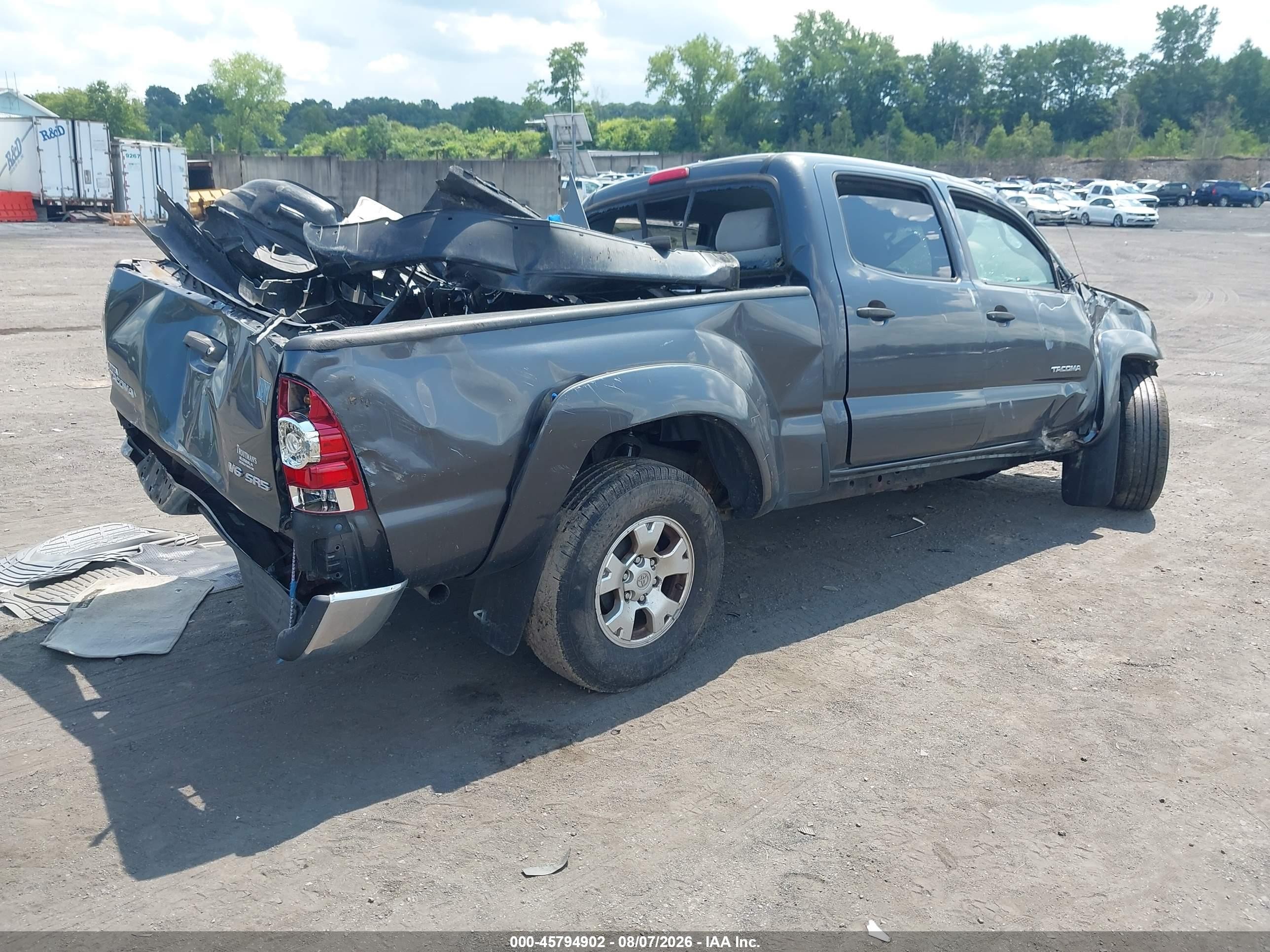 2011 Toyota Tacoma Base V6 Gray vin: 3TMMU4FN8BM024353