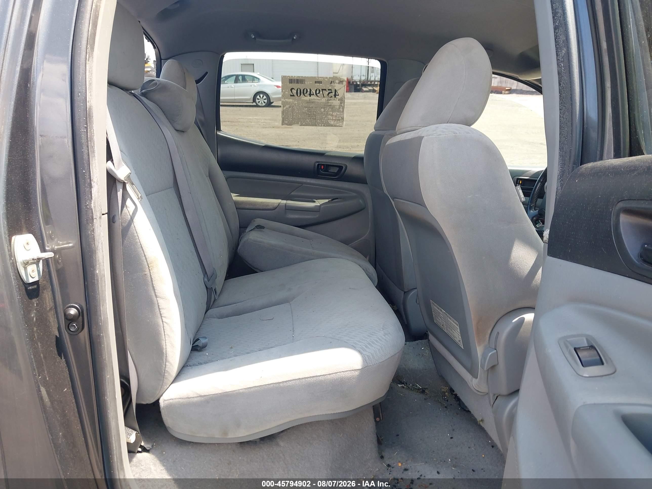 2011 Toyota Tacoma Base V6 Gray vin: 3TMMU4FN8BM024353
