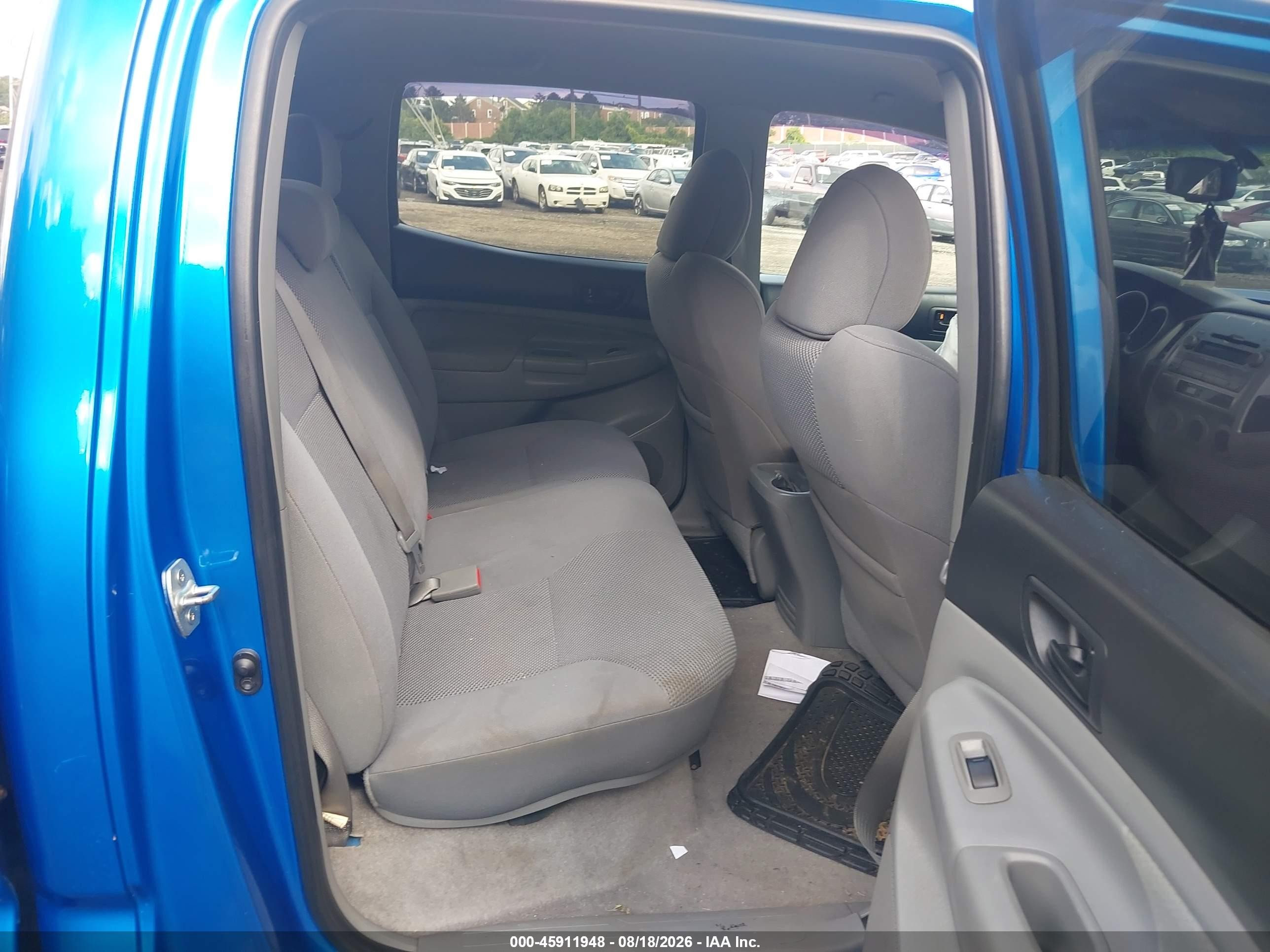 2011 Toyota Tacoma Base V6 Blue vin: 3TMMU4FN8BM026460