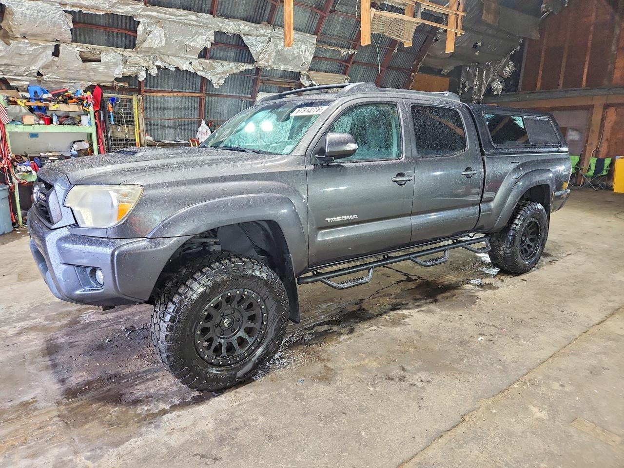 2012 Toyota Tacoma Double Cab Long Bed Серый vin: 3TMMU4FN8CM046774