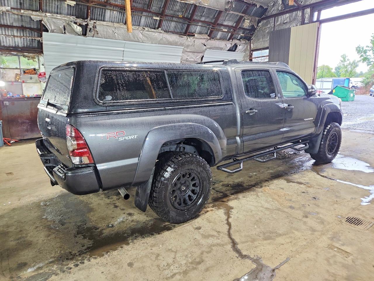 2012 Toyota Tacoma Double Cab Long Bed Серый vin: 3TMMU4FN8CM046774