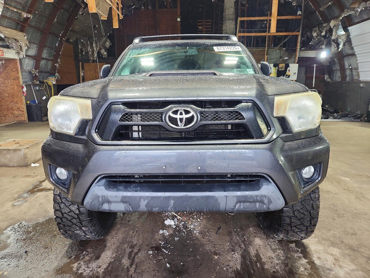 2012 Toyota Tacoma Double Cab Long Bed Серый vin: 3TMMU4FN8CM046774