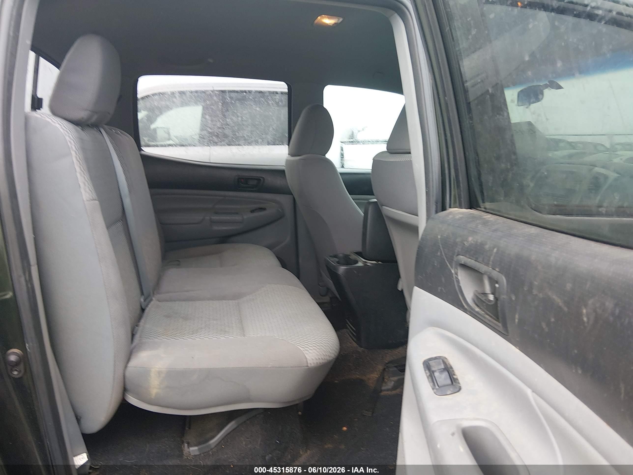 2014 Toyota Tacoma Base V6 Green vin: 3TMMU4FN8EM068924