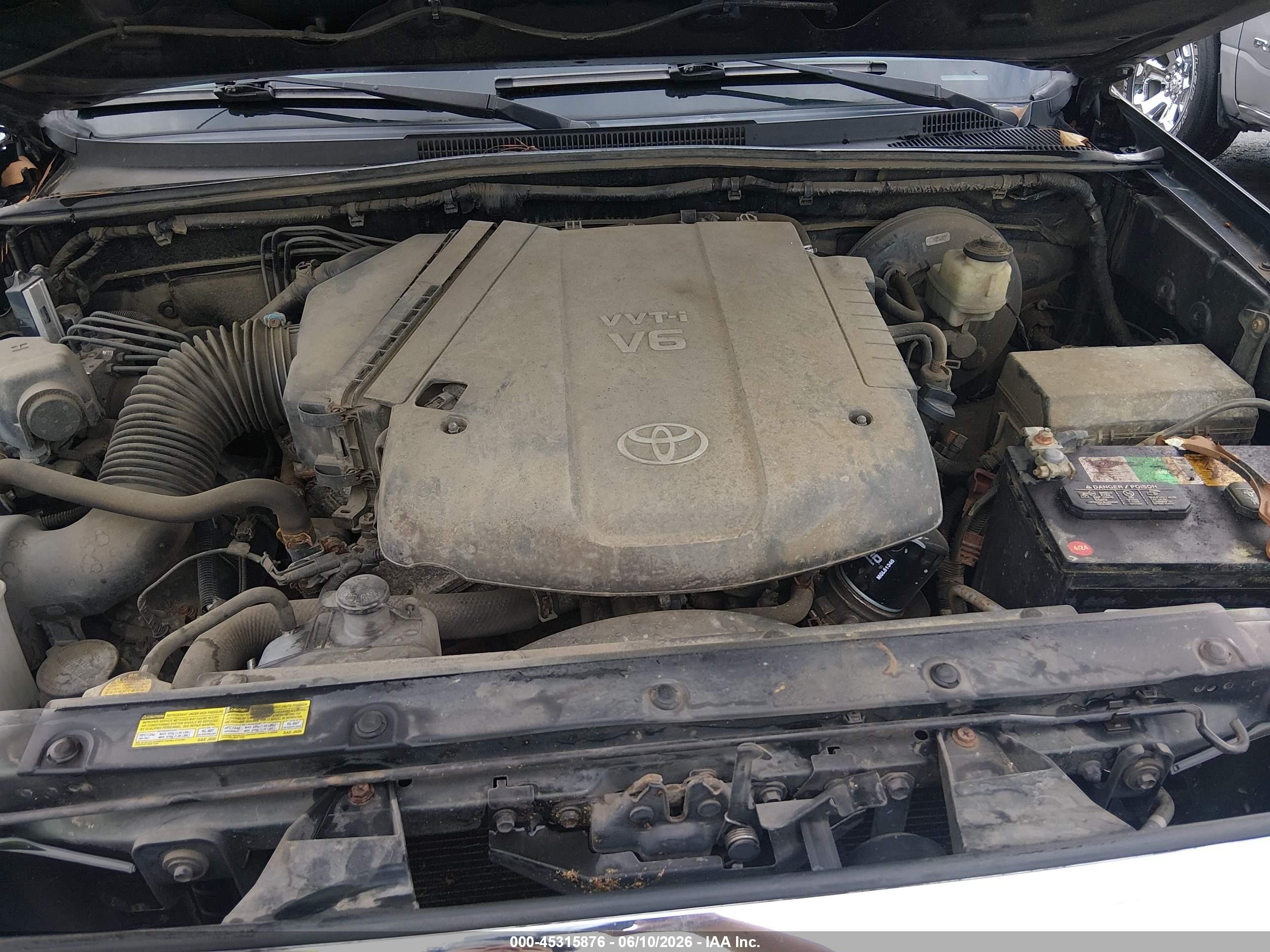 2014 Toyota Tacoma Base V6 Green vin: 3TMMU4FN8EM068924