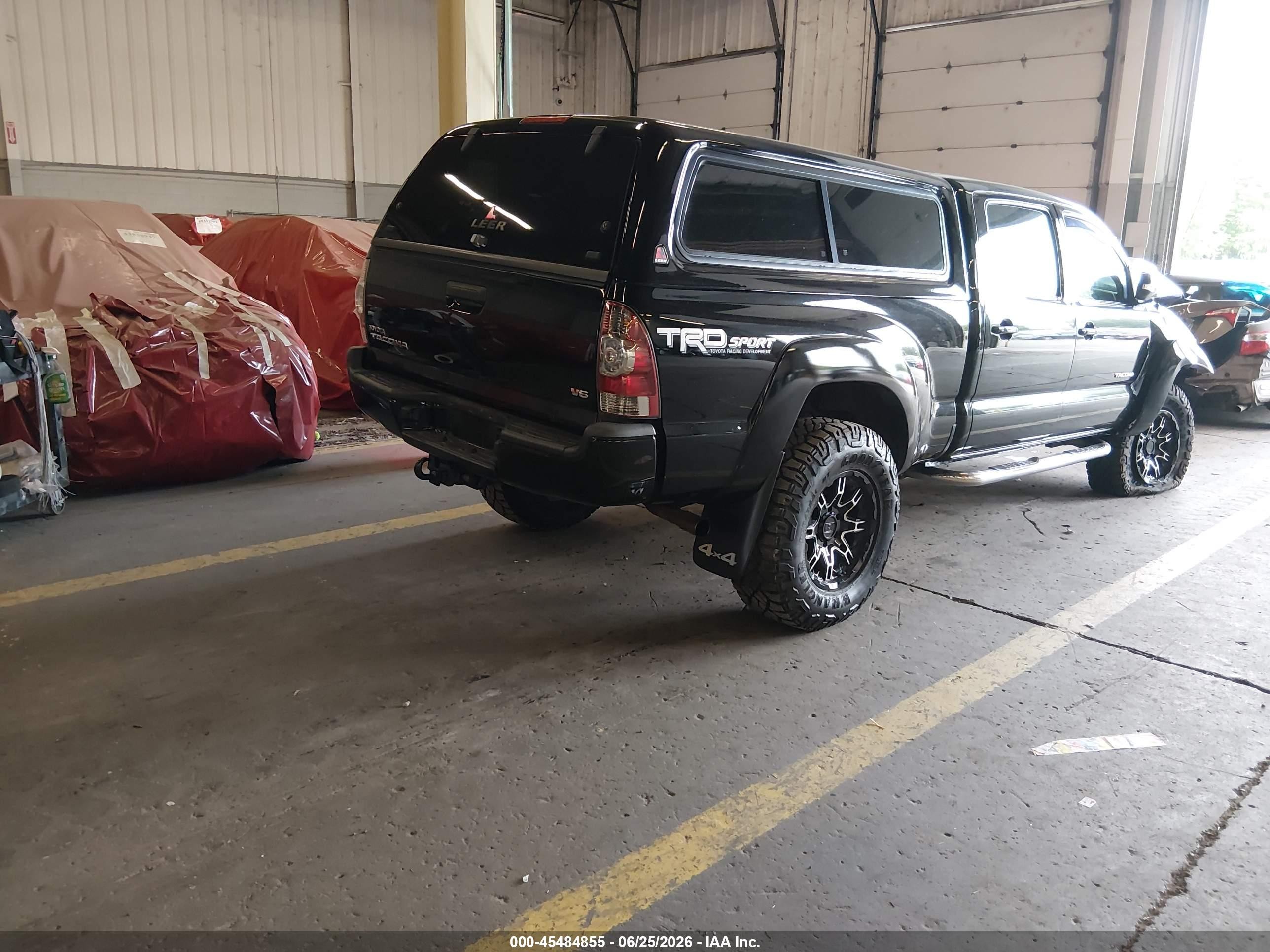 2015 Toyota Tacoma Base V6 Black vin: 3TMMU4FN8FM075275