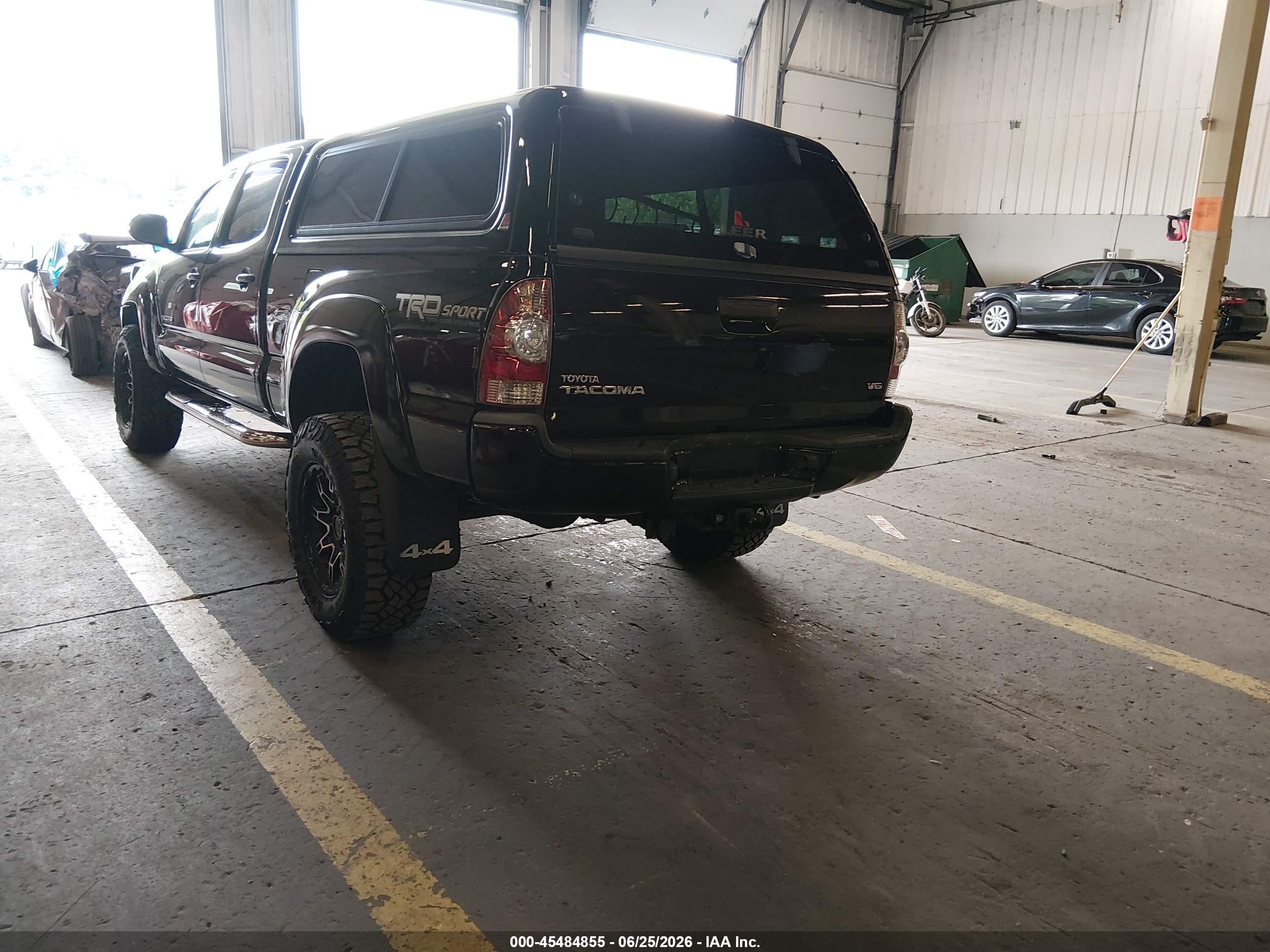 2015 Toyota Tacoma Base V6 Black vin: 3TMMU4FN8FM075275