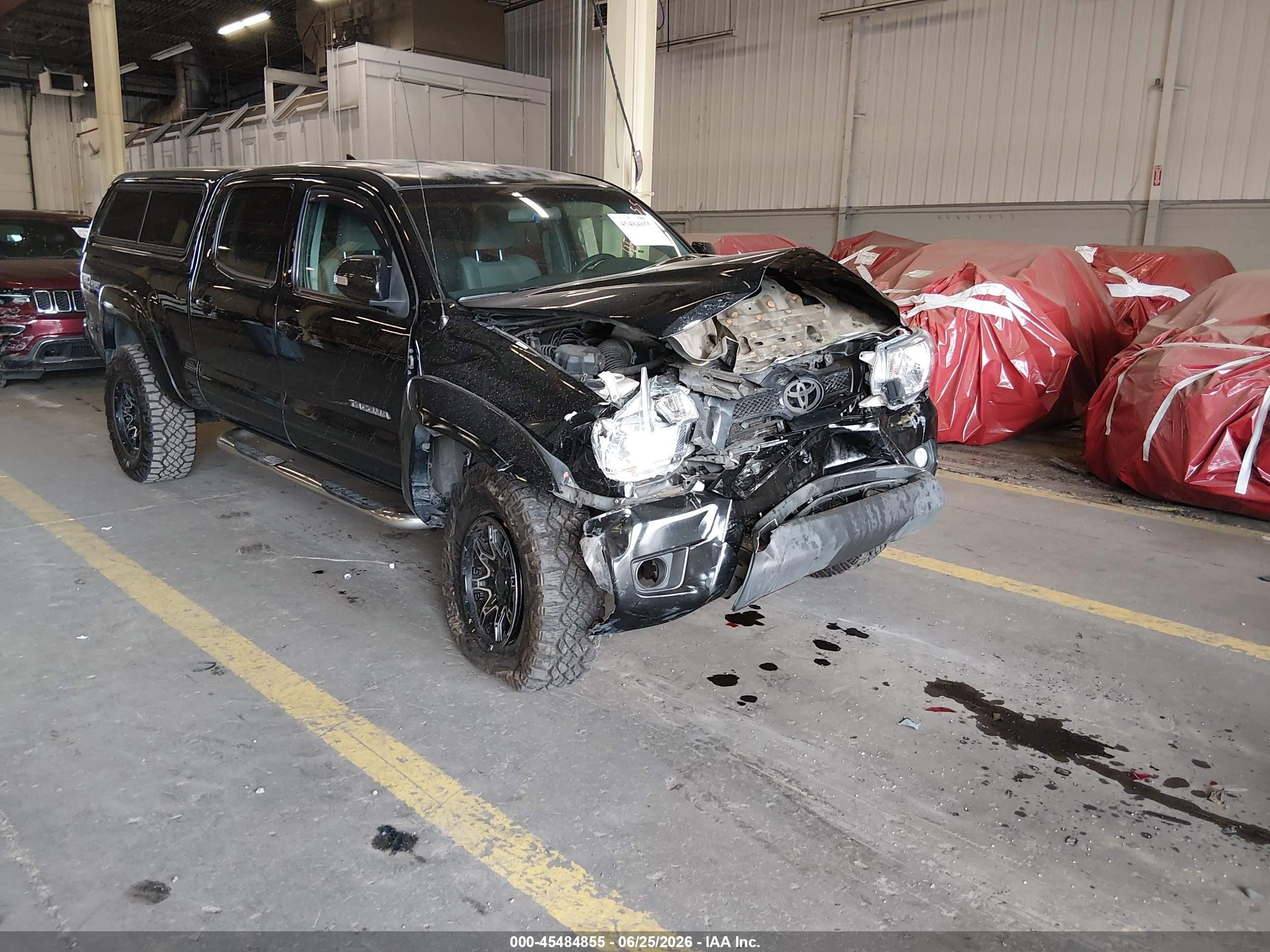 2015 Toyota Tacoma Base V6 Black vin: 3TMMU4FN8FM075275