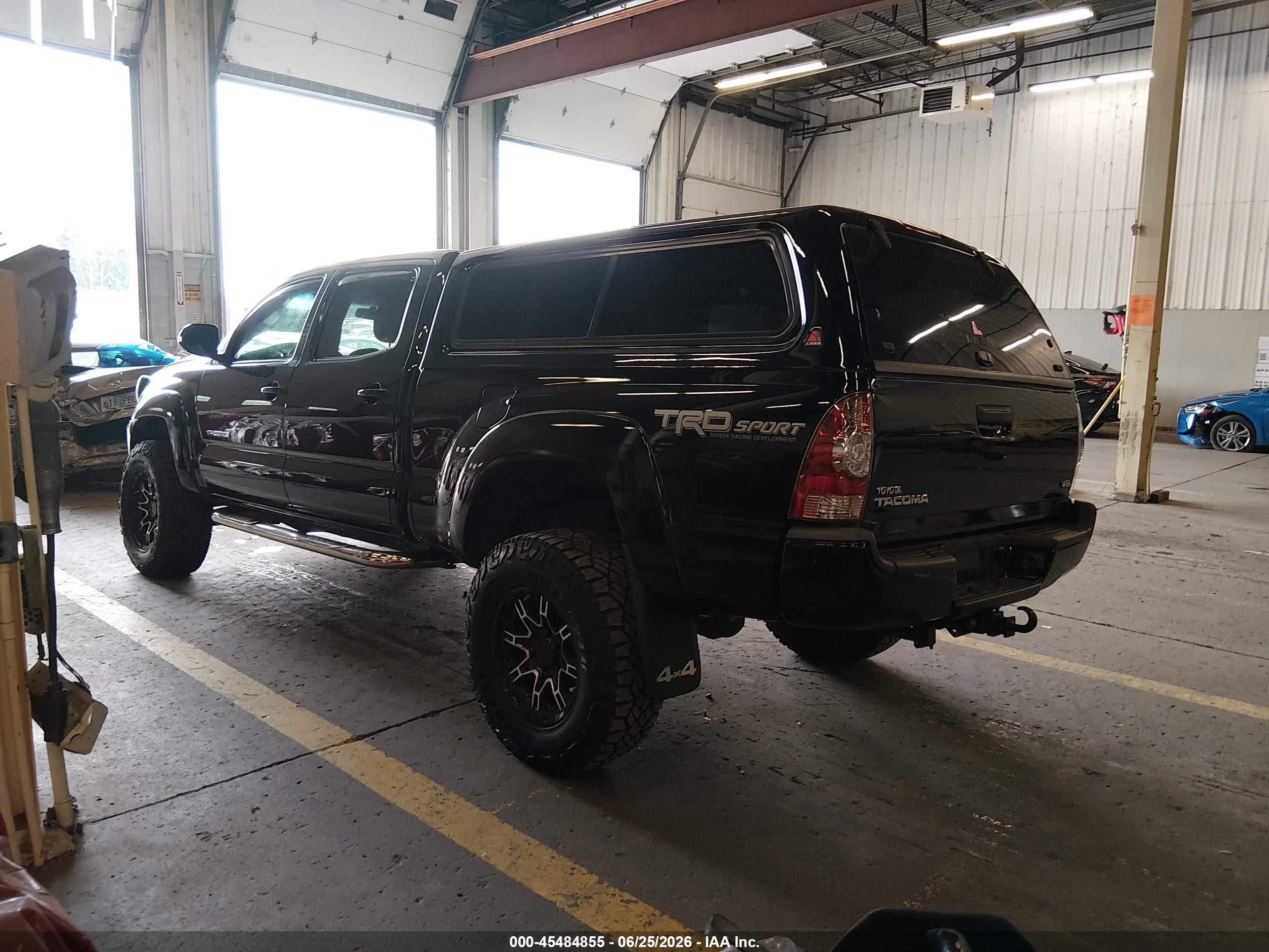 2015 Toyota Tacoma Base V6 Black vin: 3TMMU4FN8FM075275