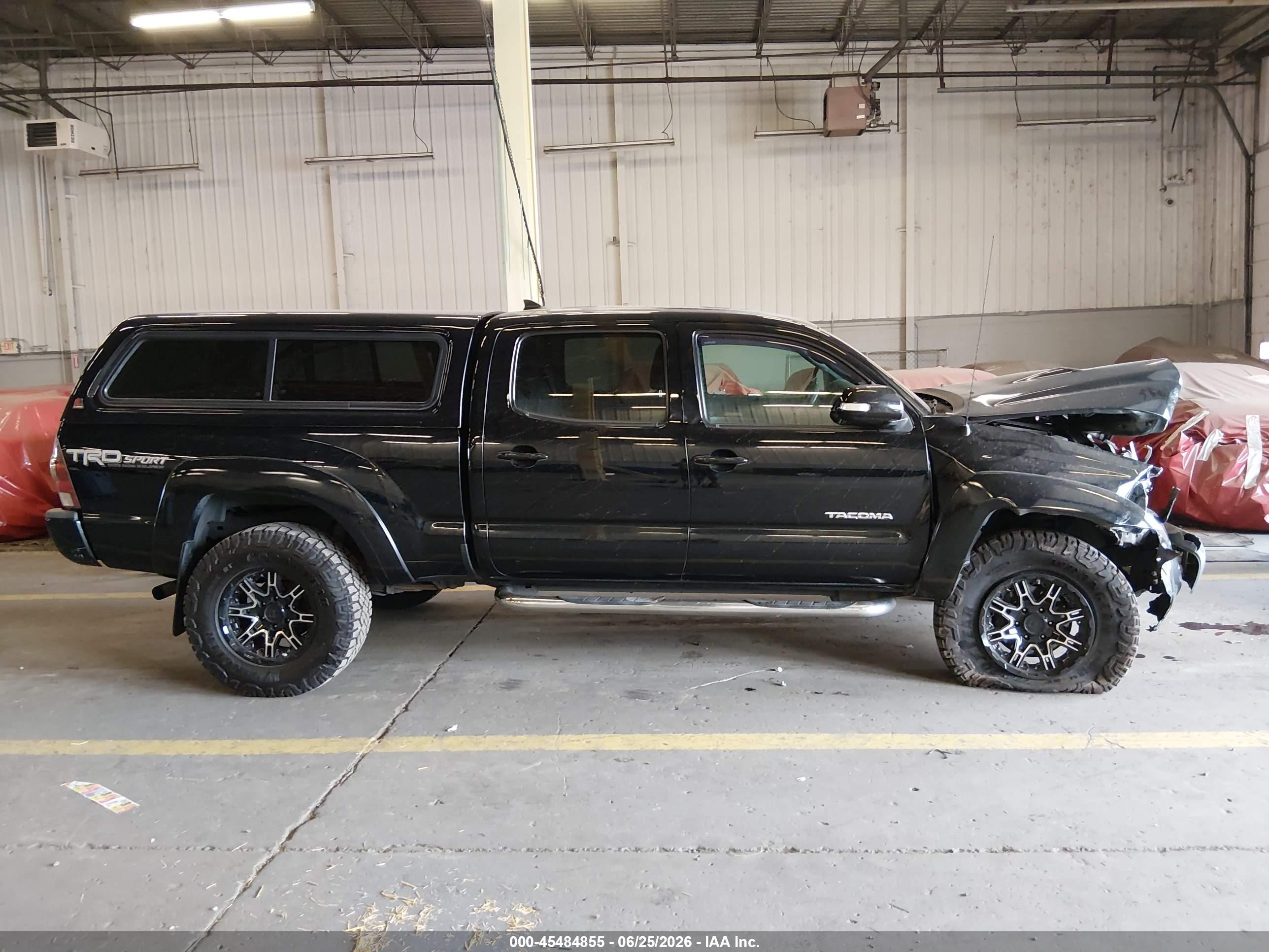 2015 Toyota Tacoma Base V6 Black vin: 3TMMU4FN8FM075275