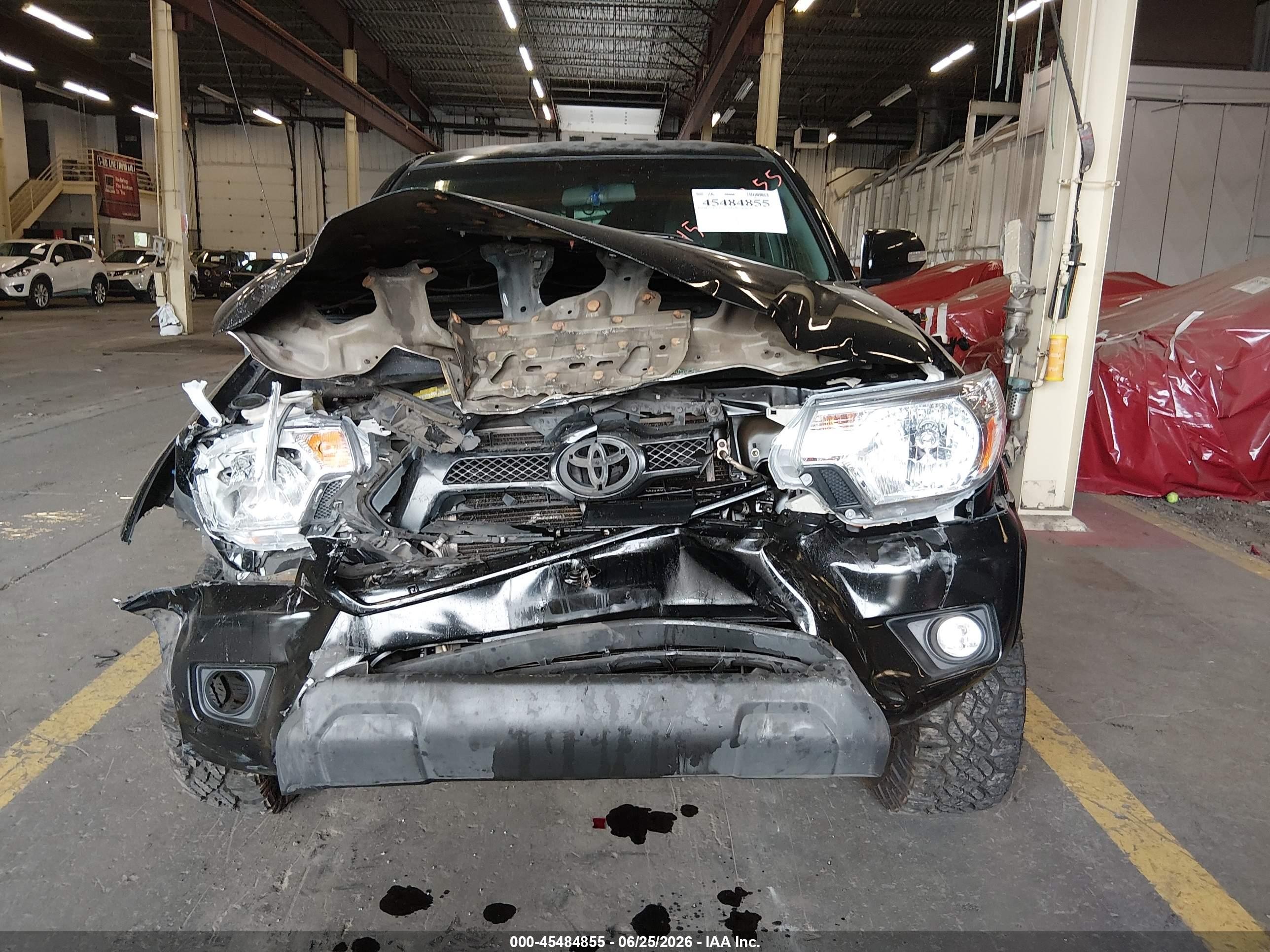 2015 Toyota Tacoma Base V6 Black vin: 3TMMU4FN8FM075275