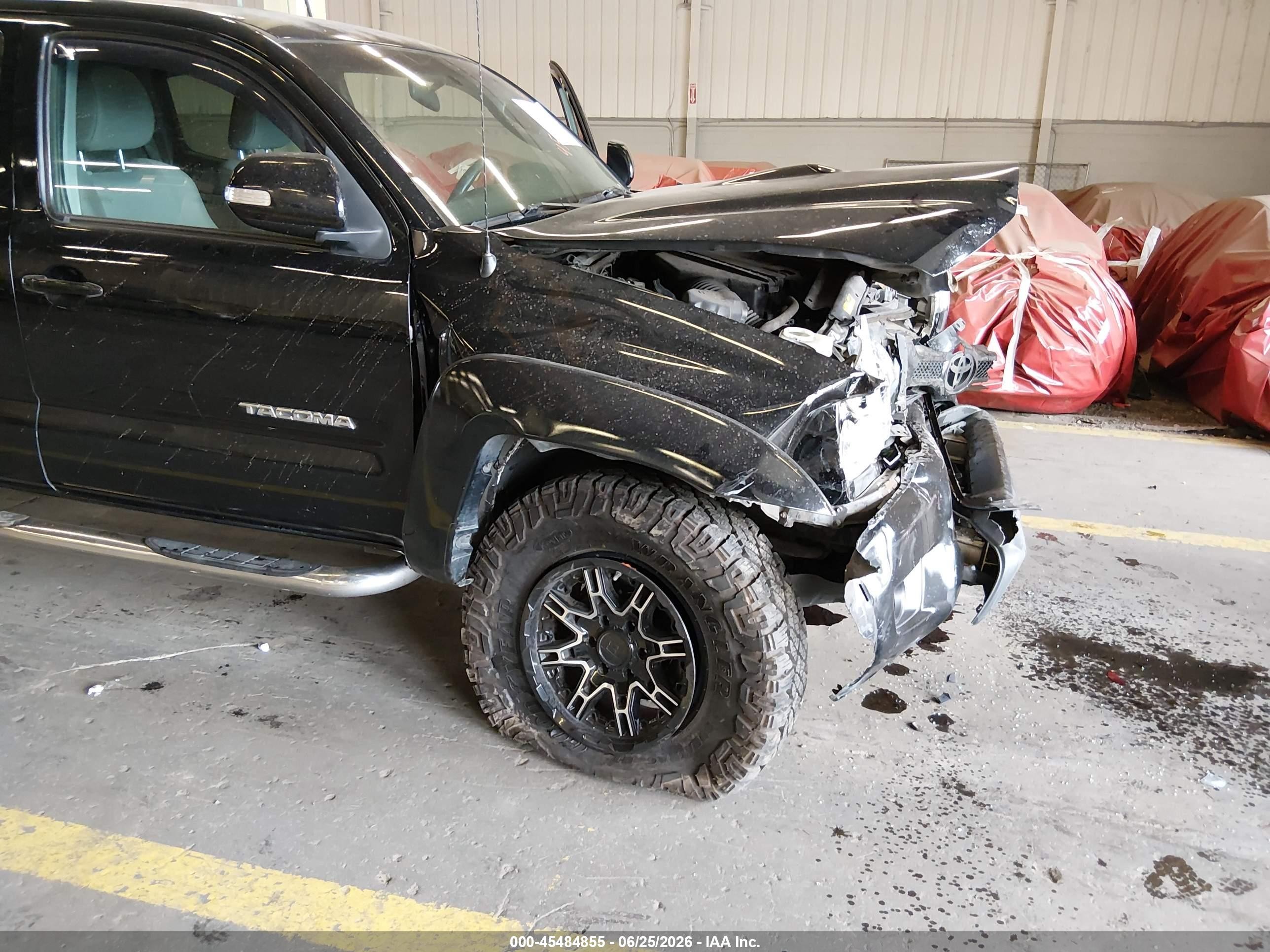 2015 Toyota Tacoma Base V6 Black vin: 3TMMU4FN8FM075275