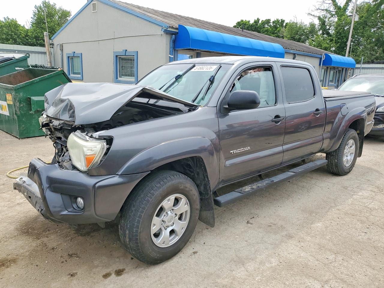 2015 Toyota Tacoma Double Cab Long Bed Угольный vin: 3TMMU4FN8FM075809