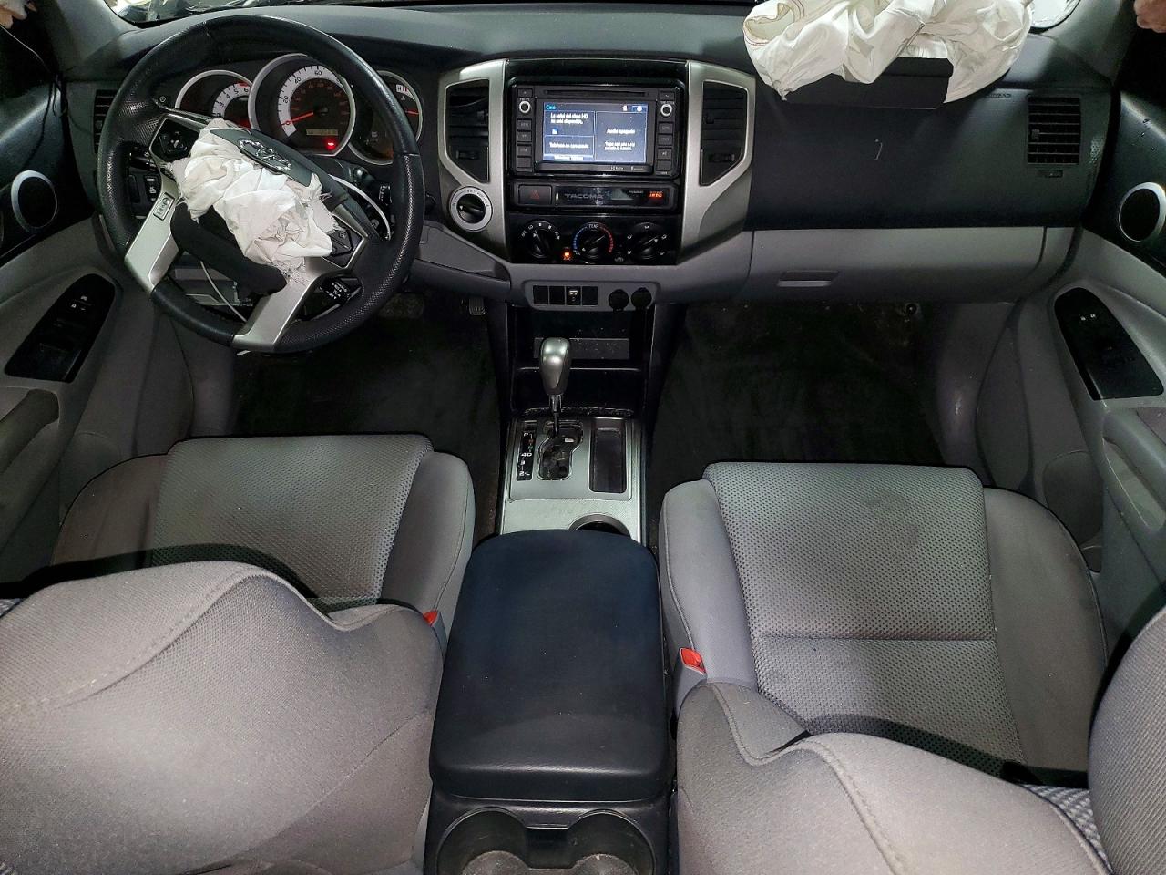 2015 Toyota Tacoma V6 White vin: 3TMMU4FN8FM080721