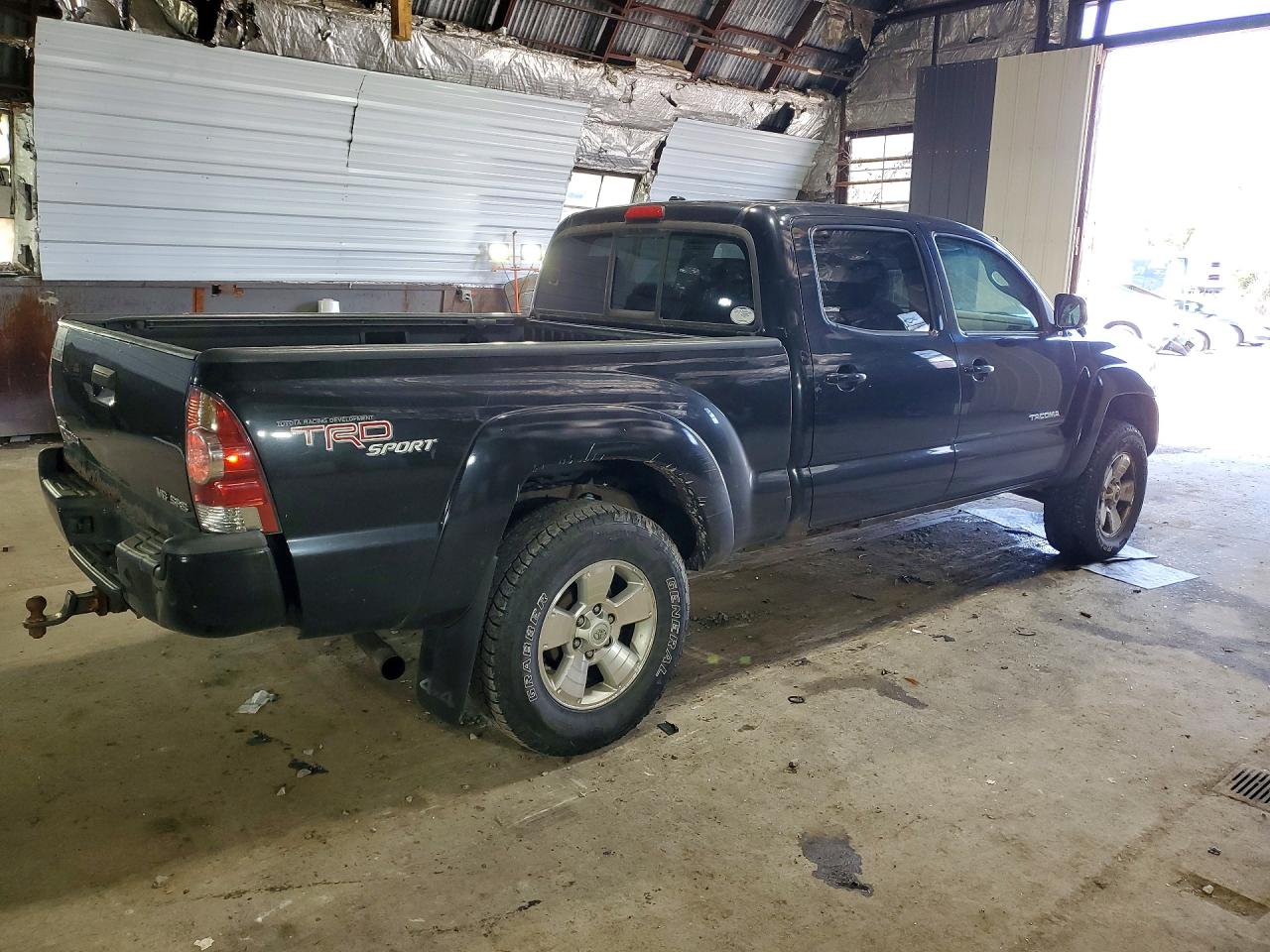 2010 Toyota Tacoma Double Cab Long Bed Black vin: 3TMMU4FN9AM016826