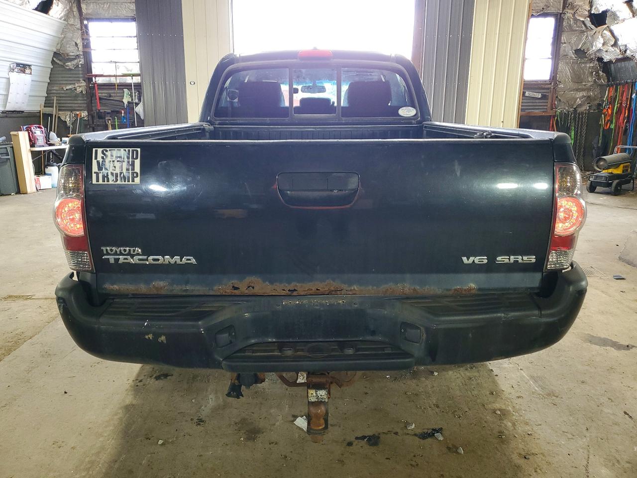 2010 Toyota Tacoma Double Cab Long Bed Black vin: 3TMMU4FN9AM016826