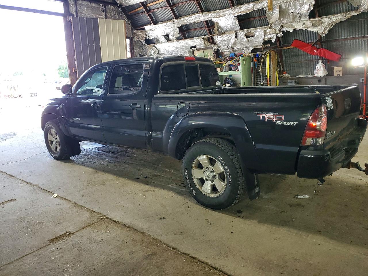 2010 Toyota Tacoma Double Cab Long Bed Black vin: 3TMMU4FN9AM016826