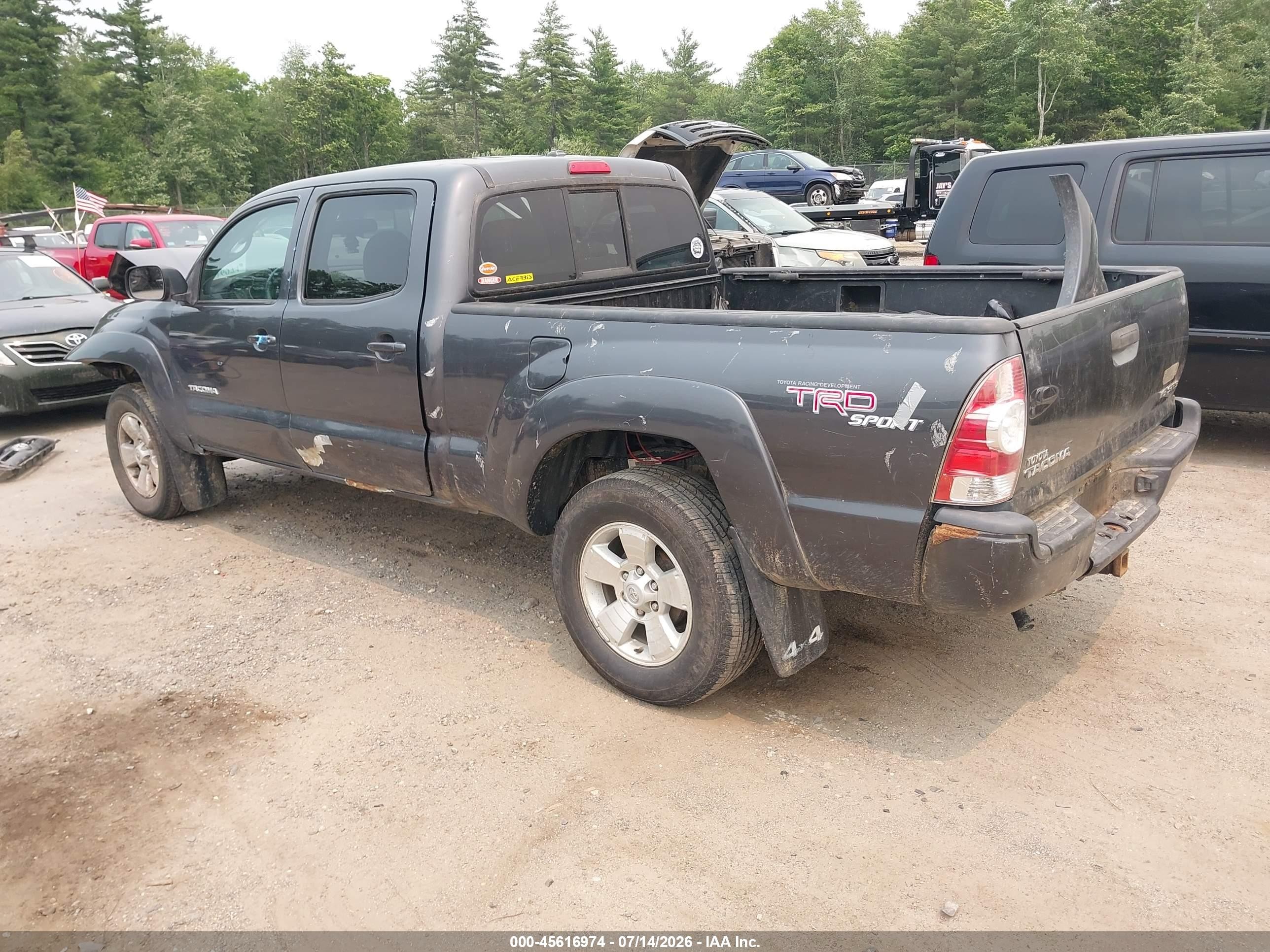 2010 Toyota Tacoma Base V6 Серый vin: 3TMMU4FN9AM017538