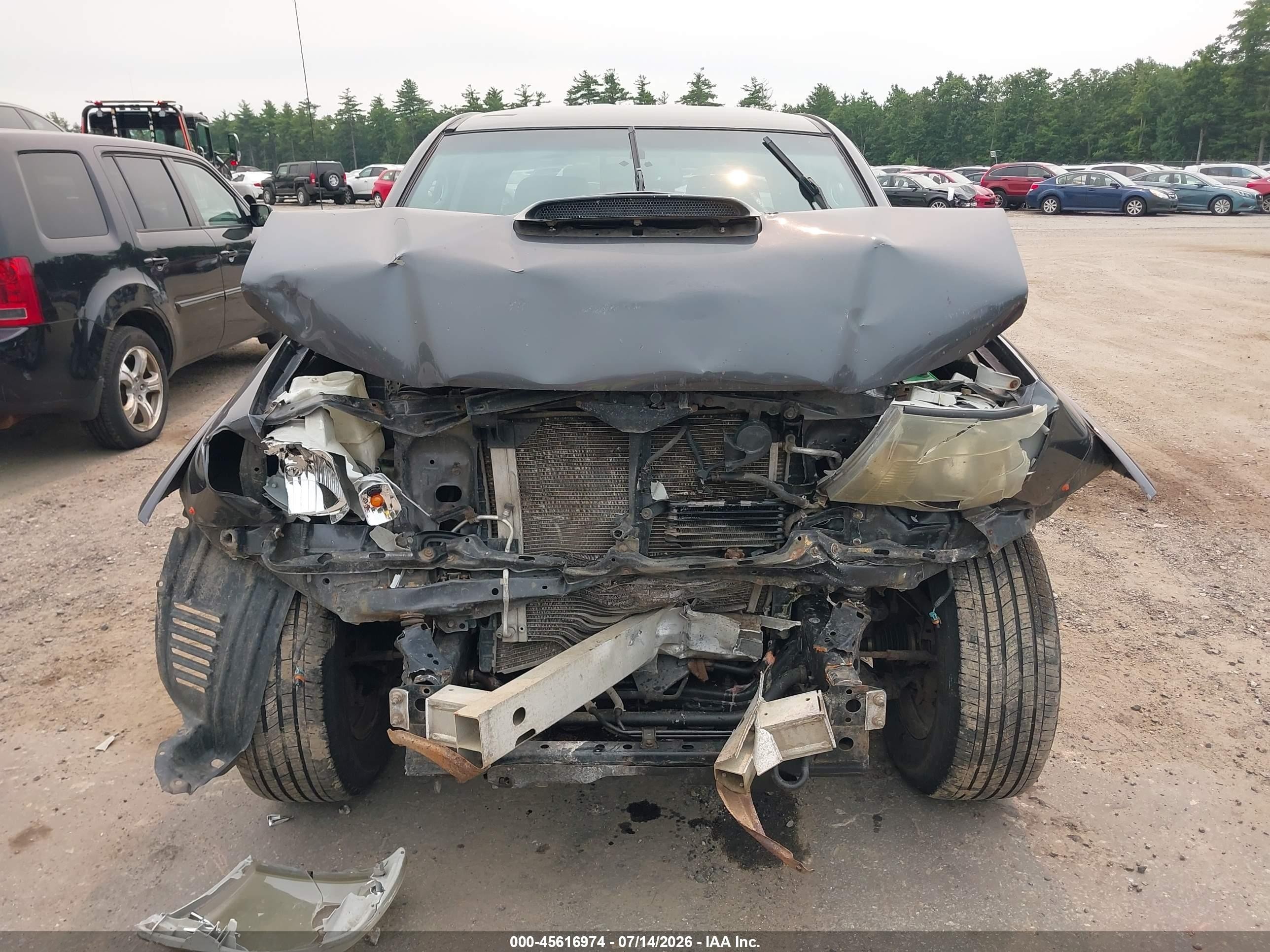 2010 Toyota Tacoma Base V6 Серый vin: 3TMMU4FN9AM017538