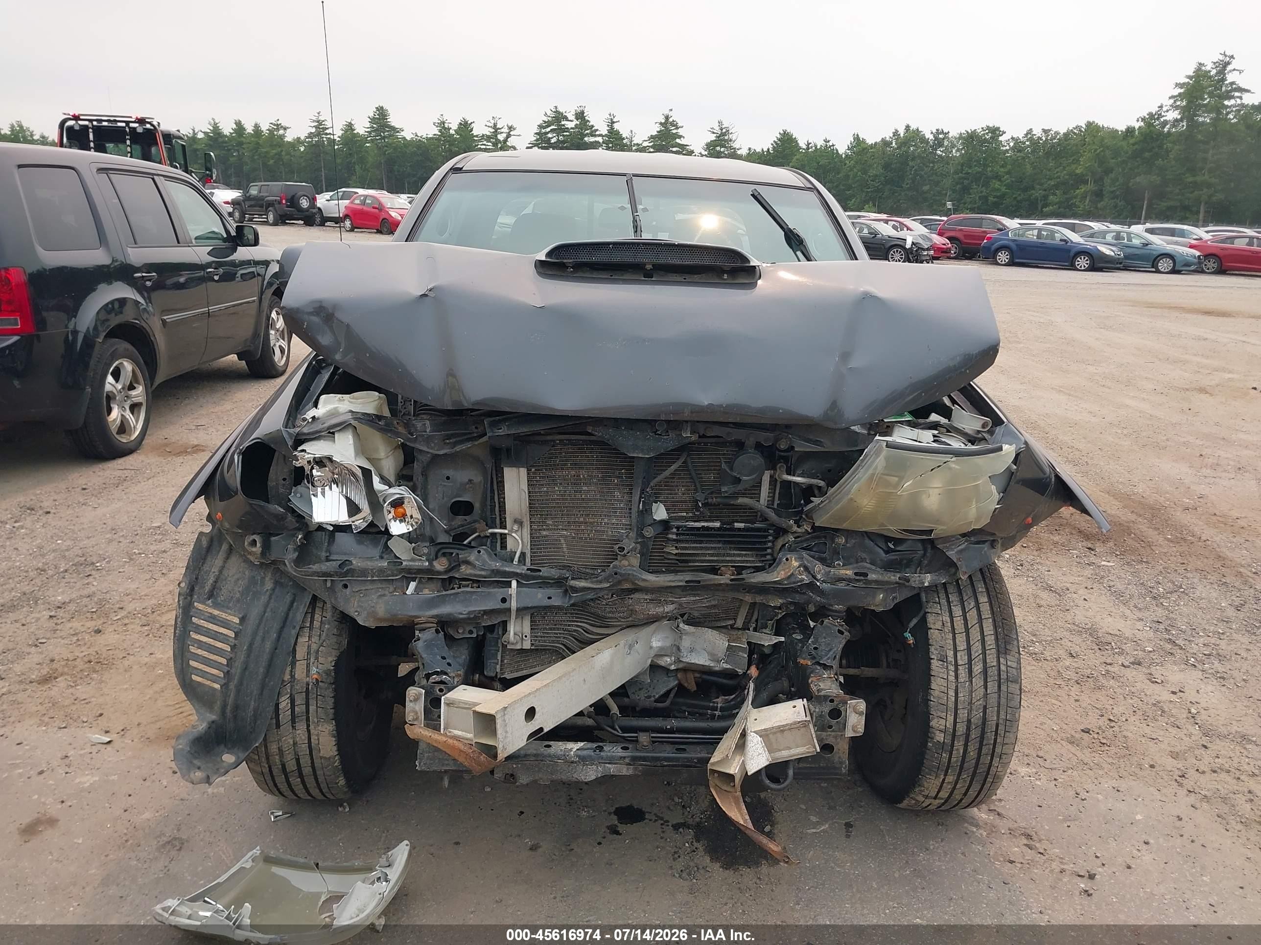 2010 Toyota Tacoma Base V6 Серый vin: 3TMMU4FN9AM017538