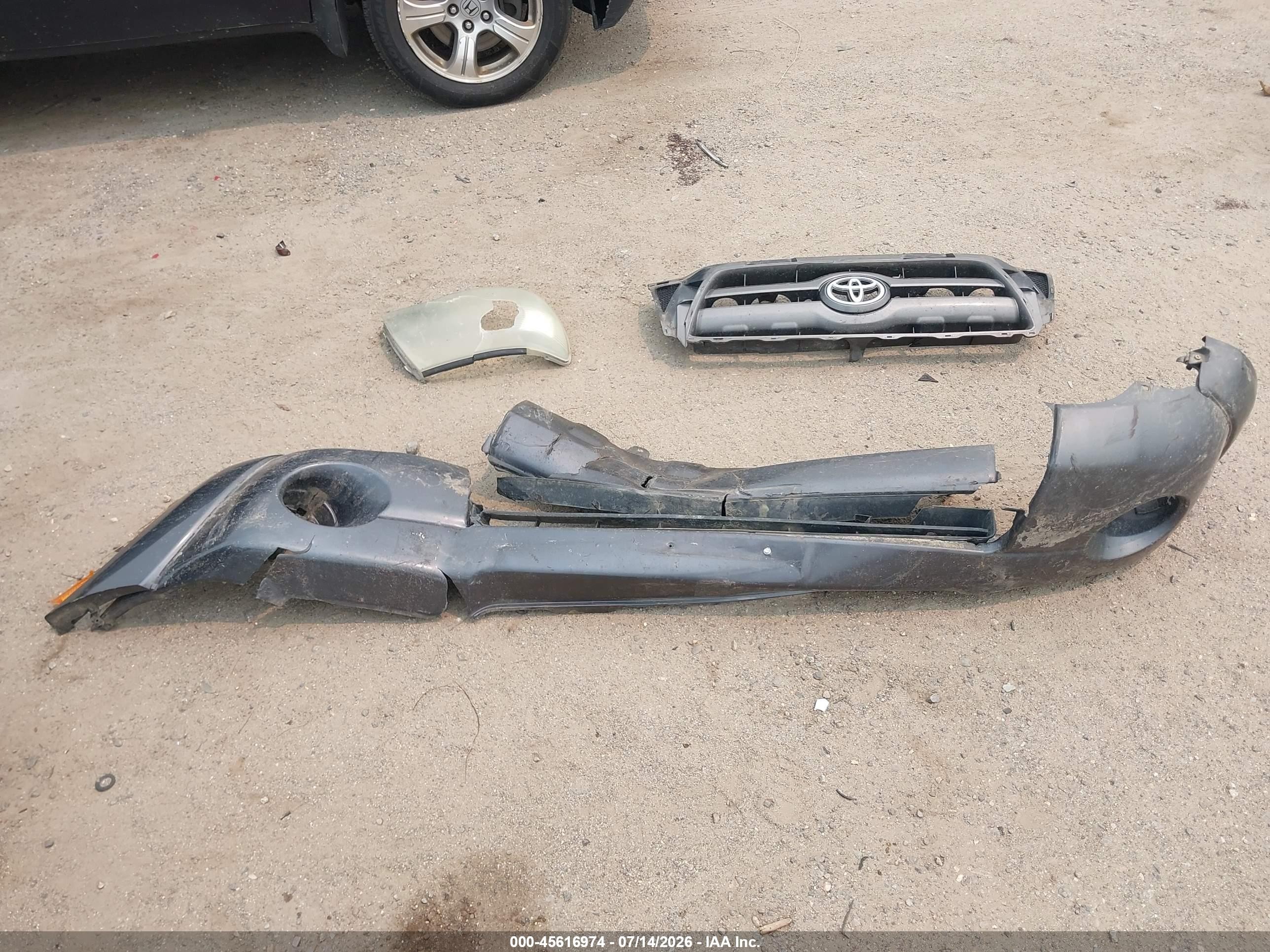 2010 Toyota Tacoma Base V6 Серый vin: 3TMMU4FN9AM017538