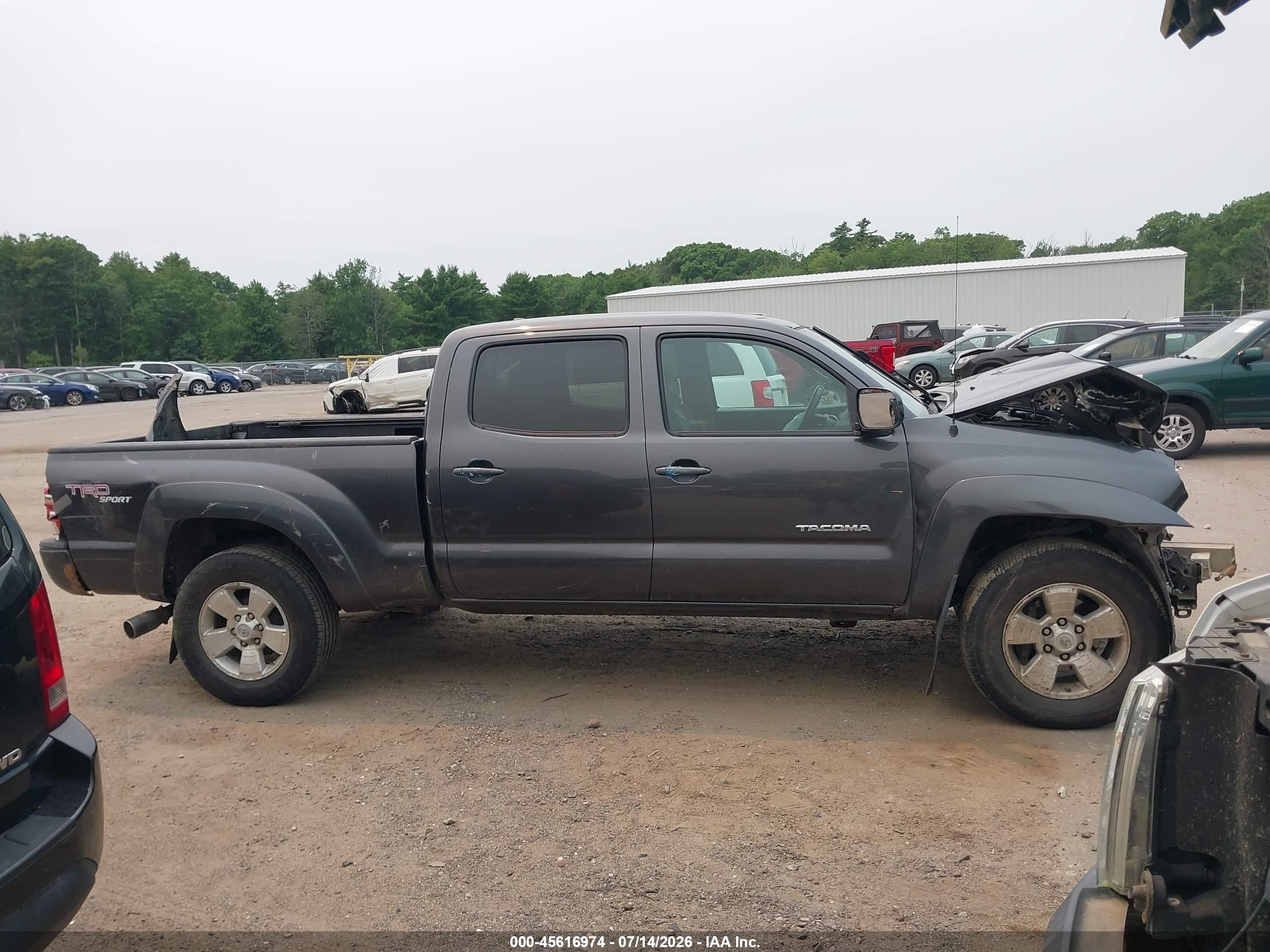 2010 Toyota Tacoma Base V6 Серый vin: 3TMMU4FN9AM017538