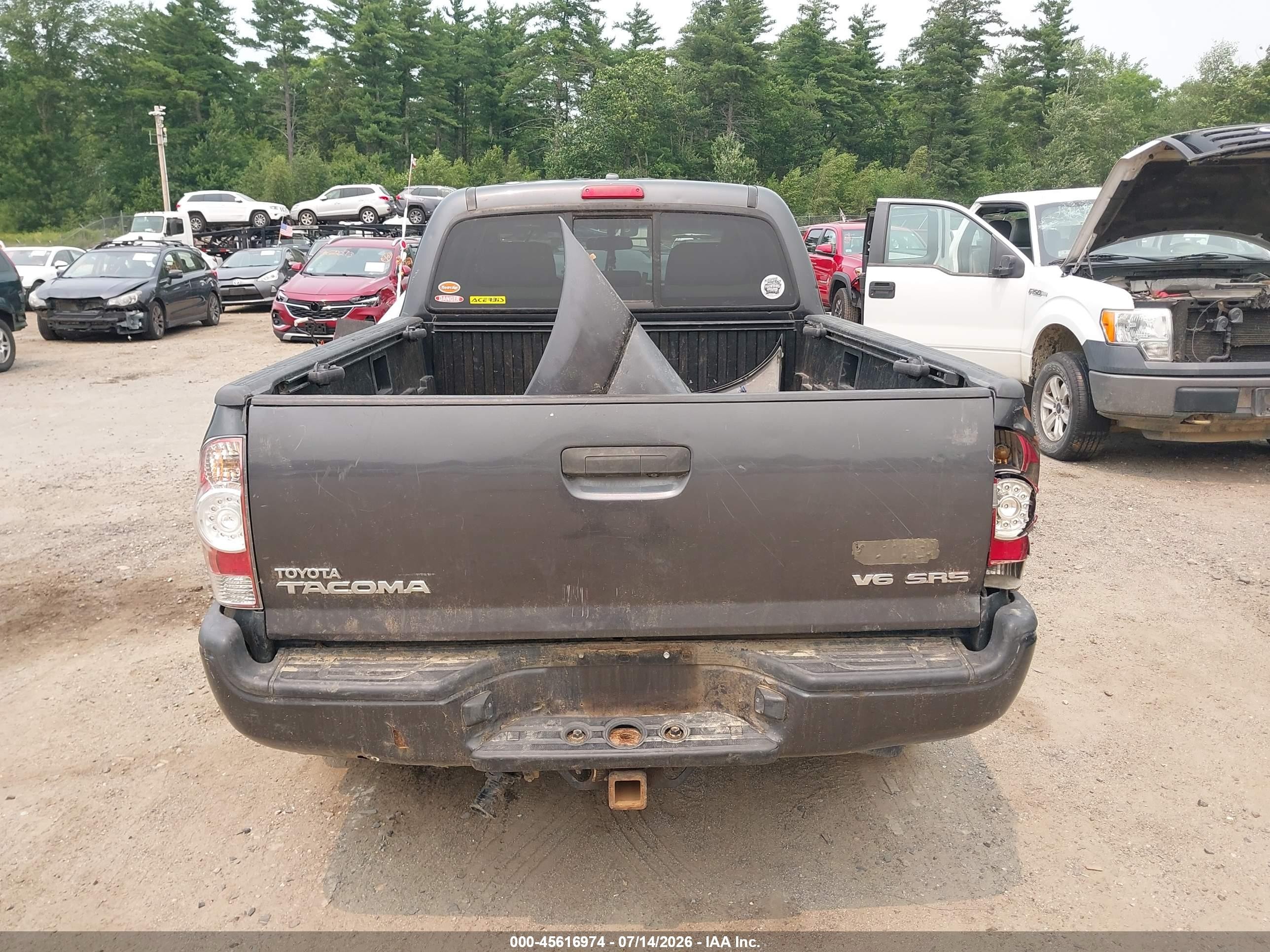 2010 Toyota Tacoma Base V6 Серый vin: 3TMMU4FN9AM017538
