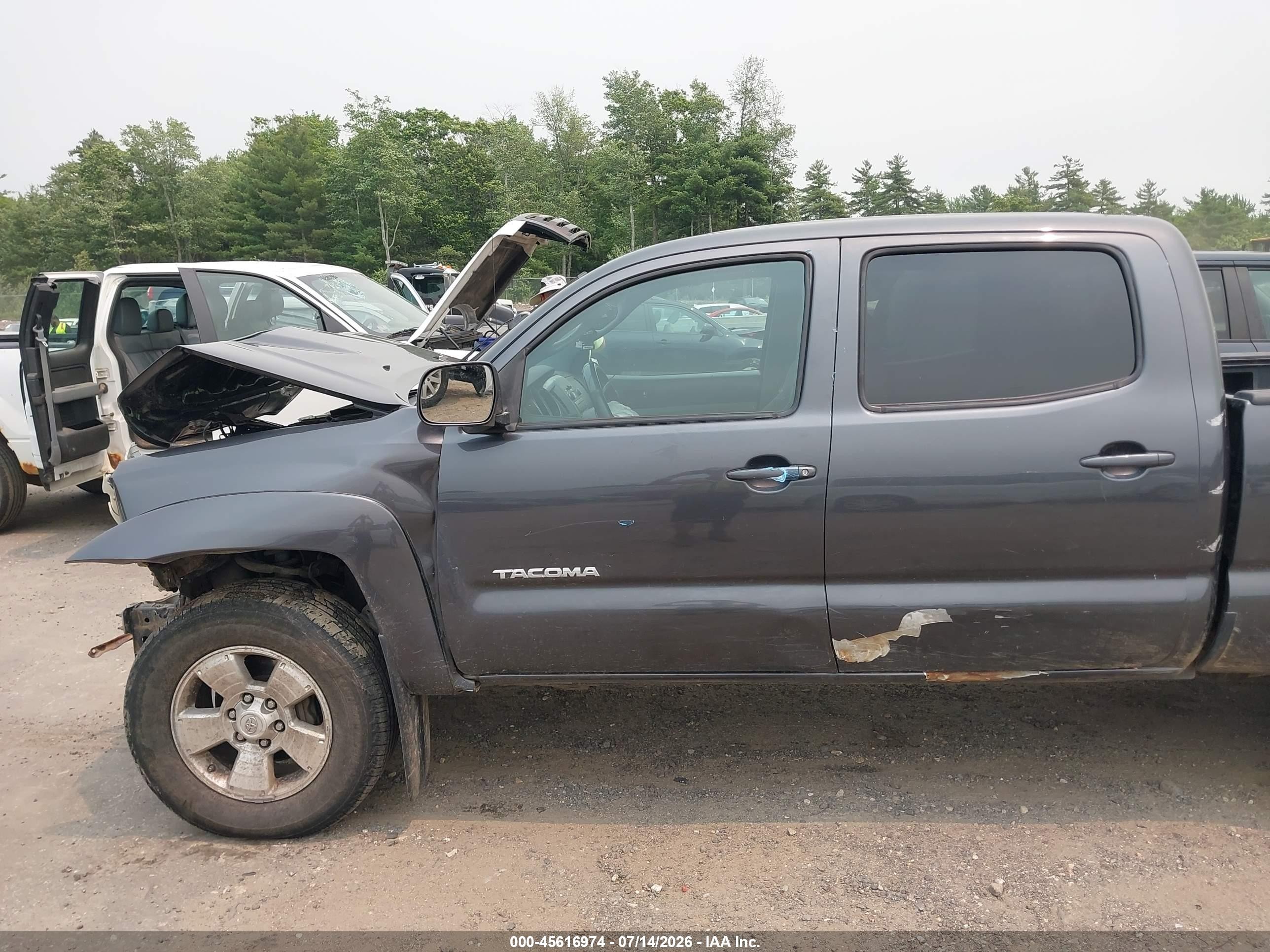2010 Toyota Tacoma Base V6 Серый vin: 3TMMU4FN9AM017538