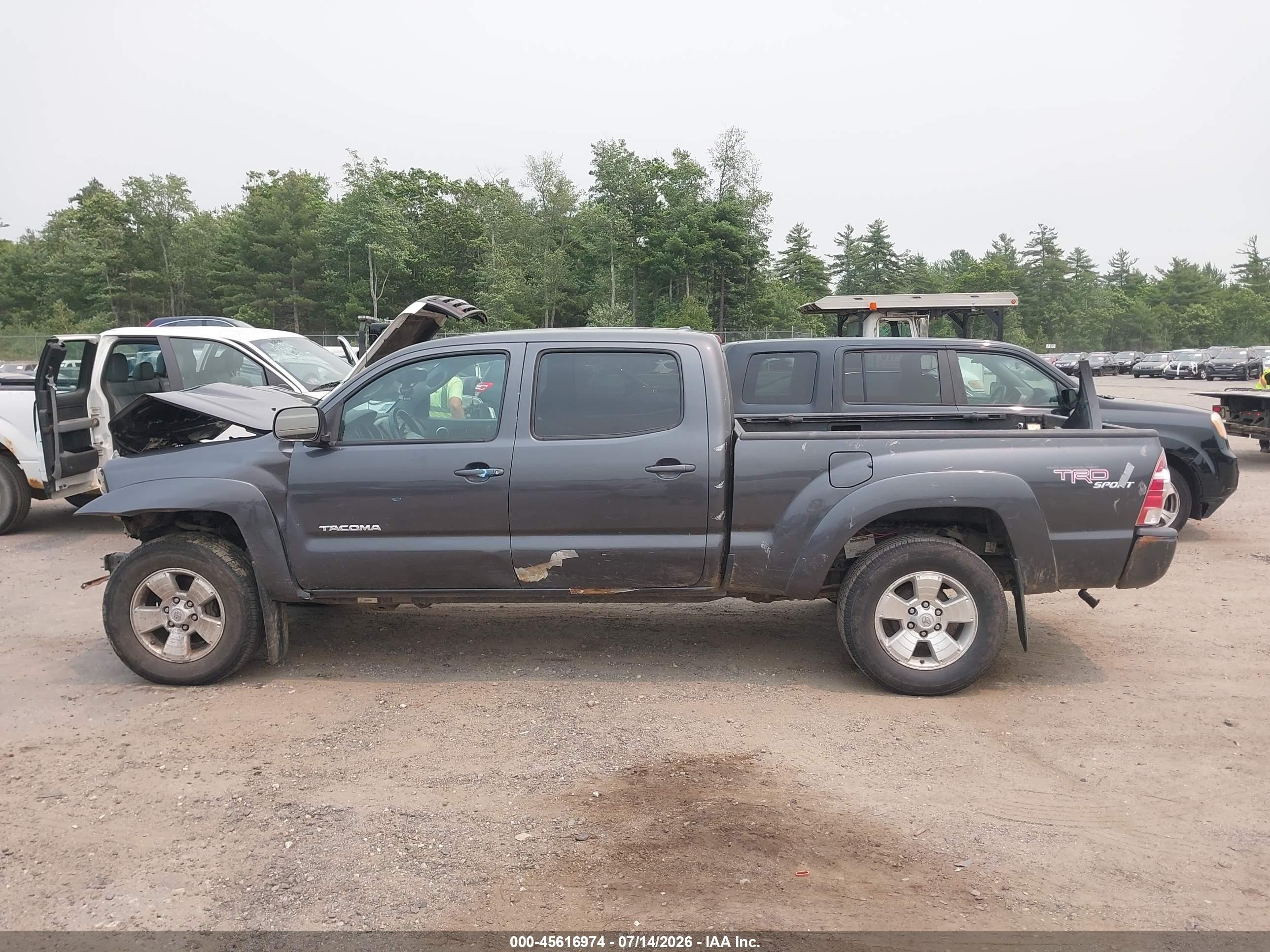 2010 Toyota Tacoma Base V6 Серый vin: 3TMMU4FN9AM017538